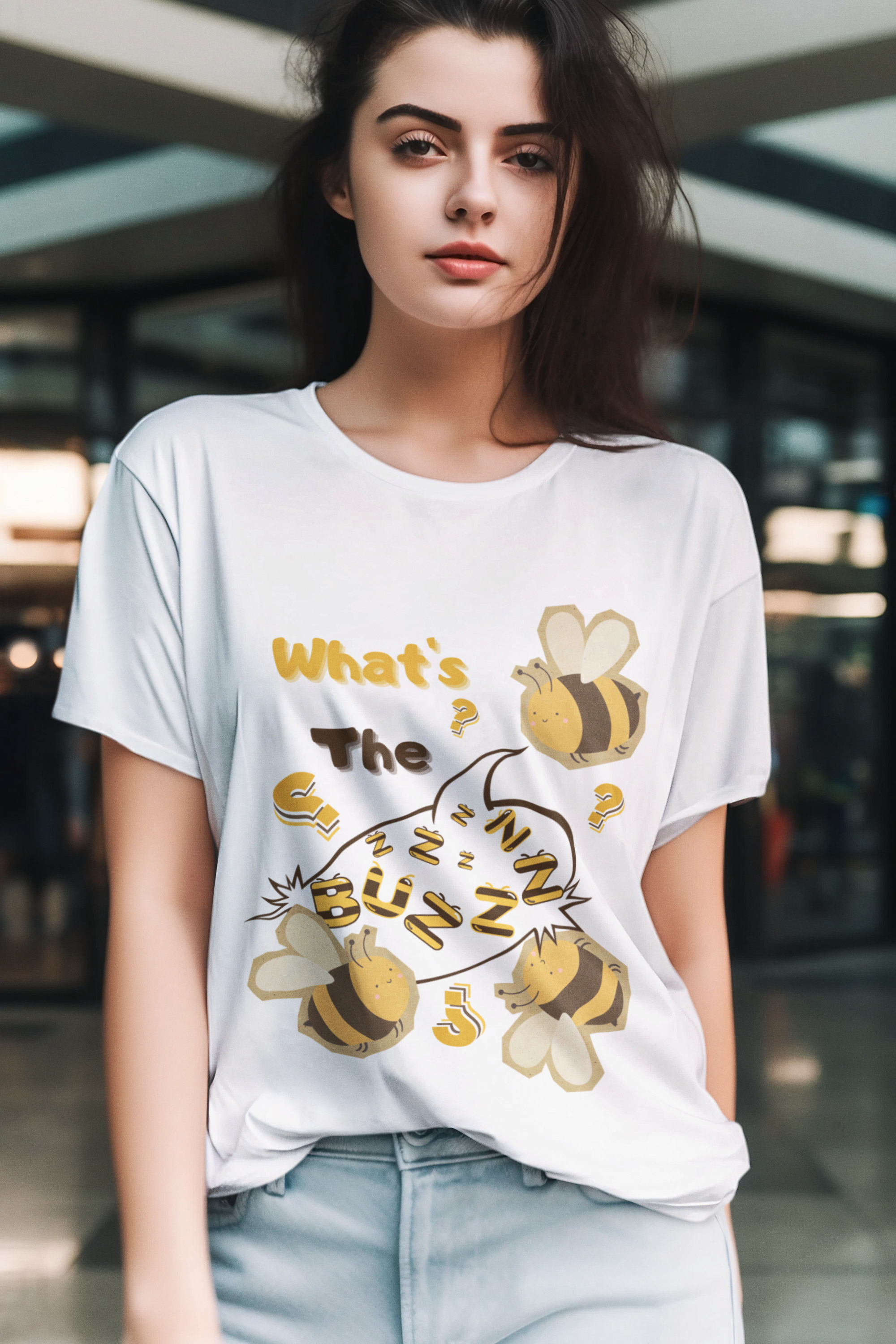 What's The Buzzzz? -Unisex Premium t-shirt