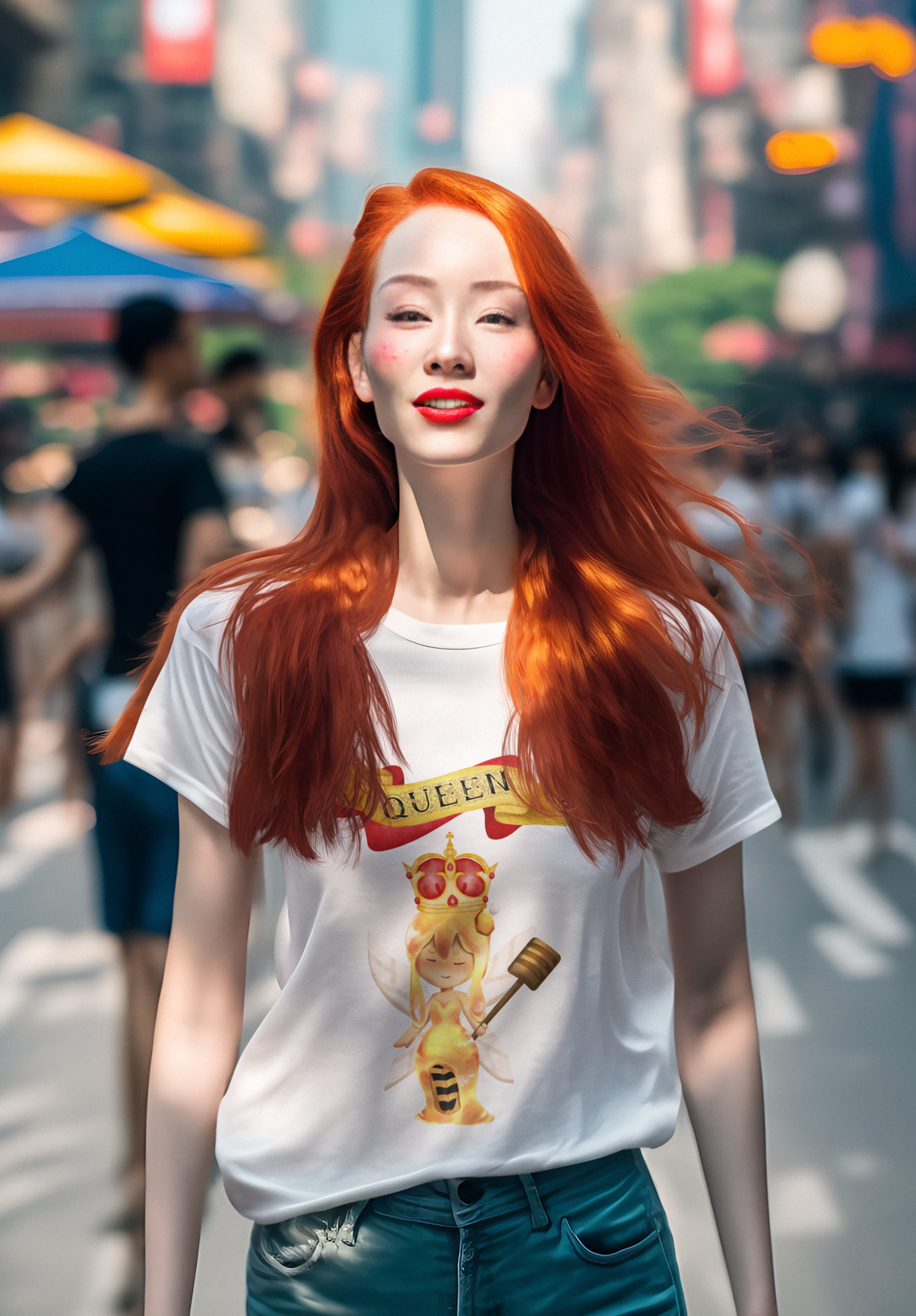 Bee Queen -Unisex Premium t-shirt