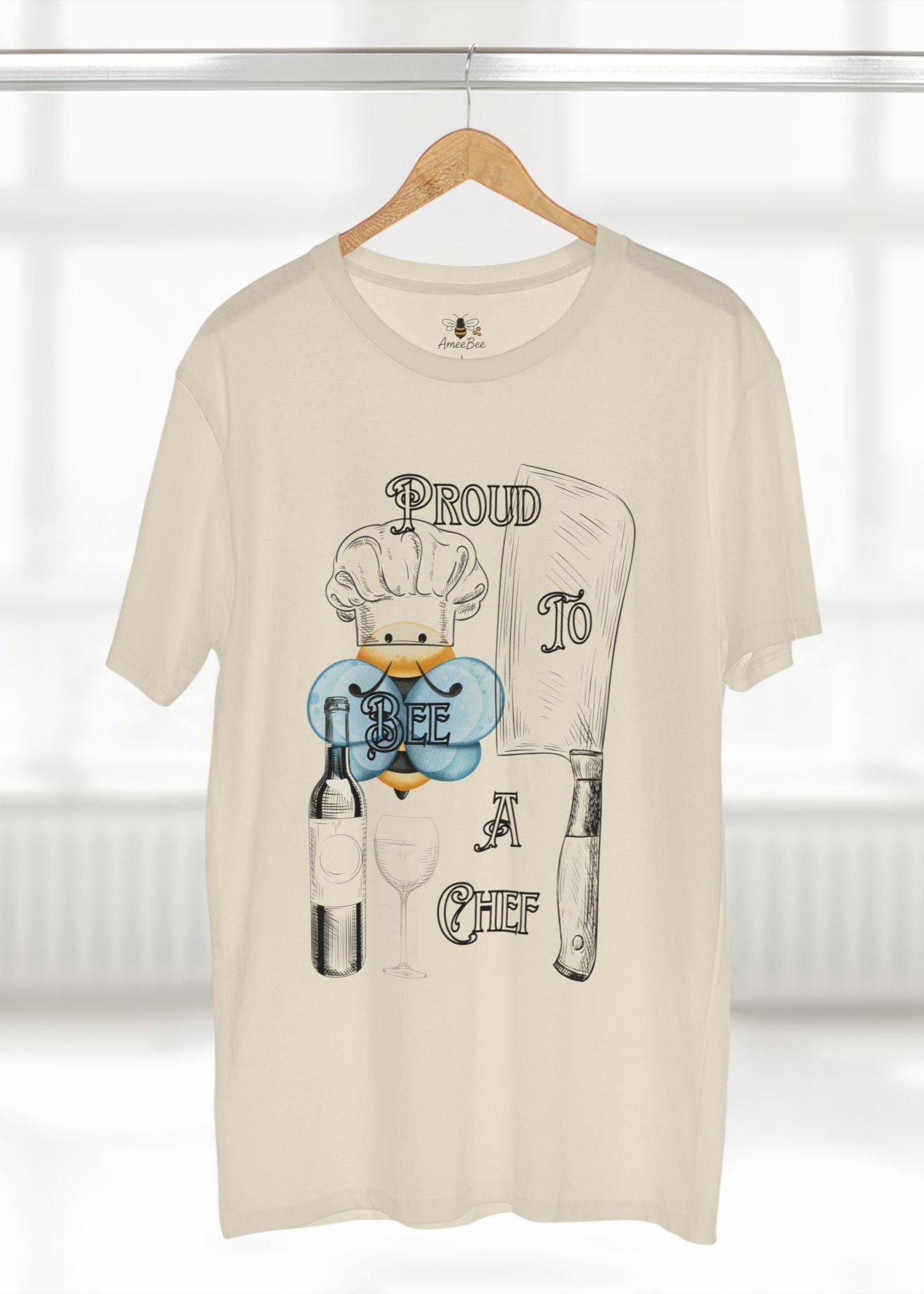 Proud to Bee a Chef  - Premium T-Shirt
