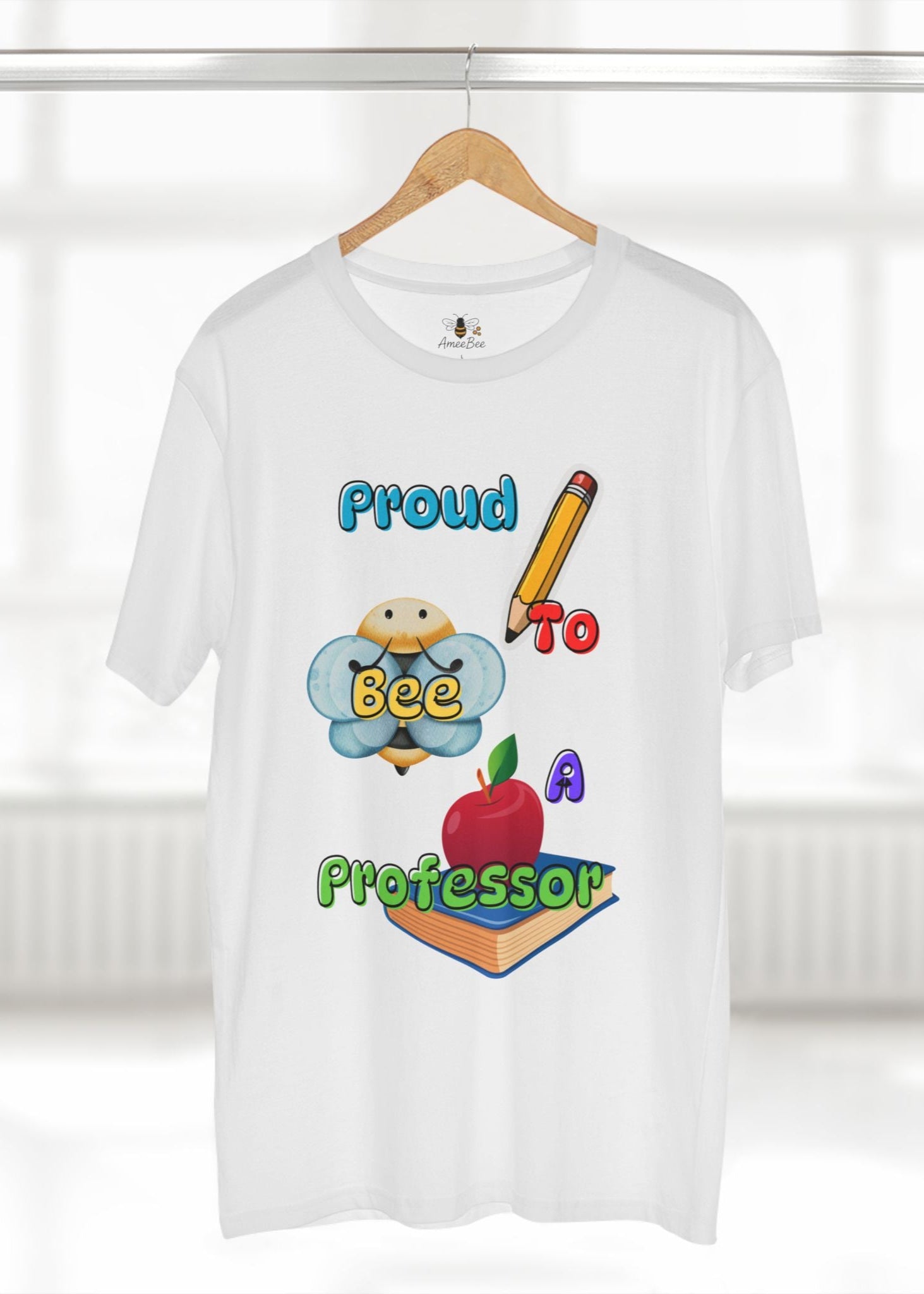 Proud to Bee a Professor - Premium T-Shirt