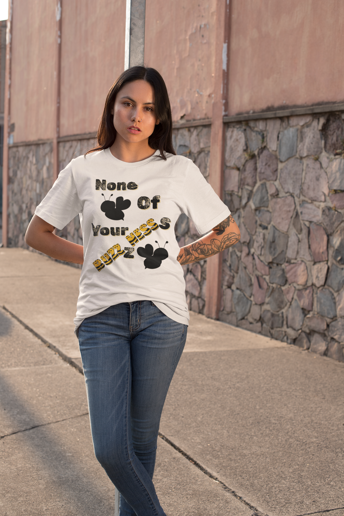 None Of Your Buzzness -Unisex Premium t-shirt