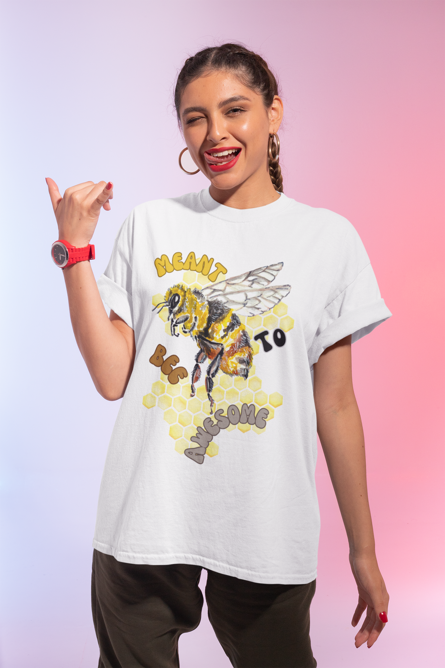 Meant To Bee Awesome  -Unisex Premium t-shirt