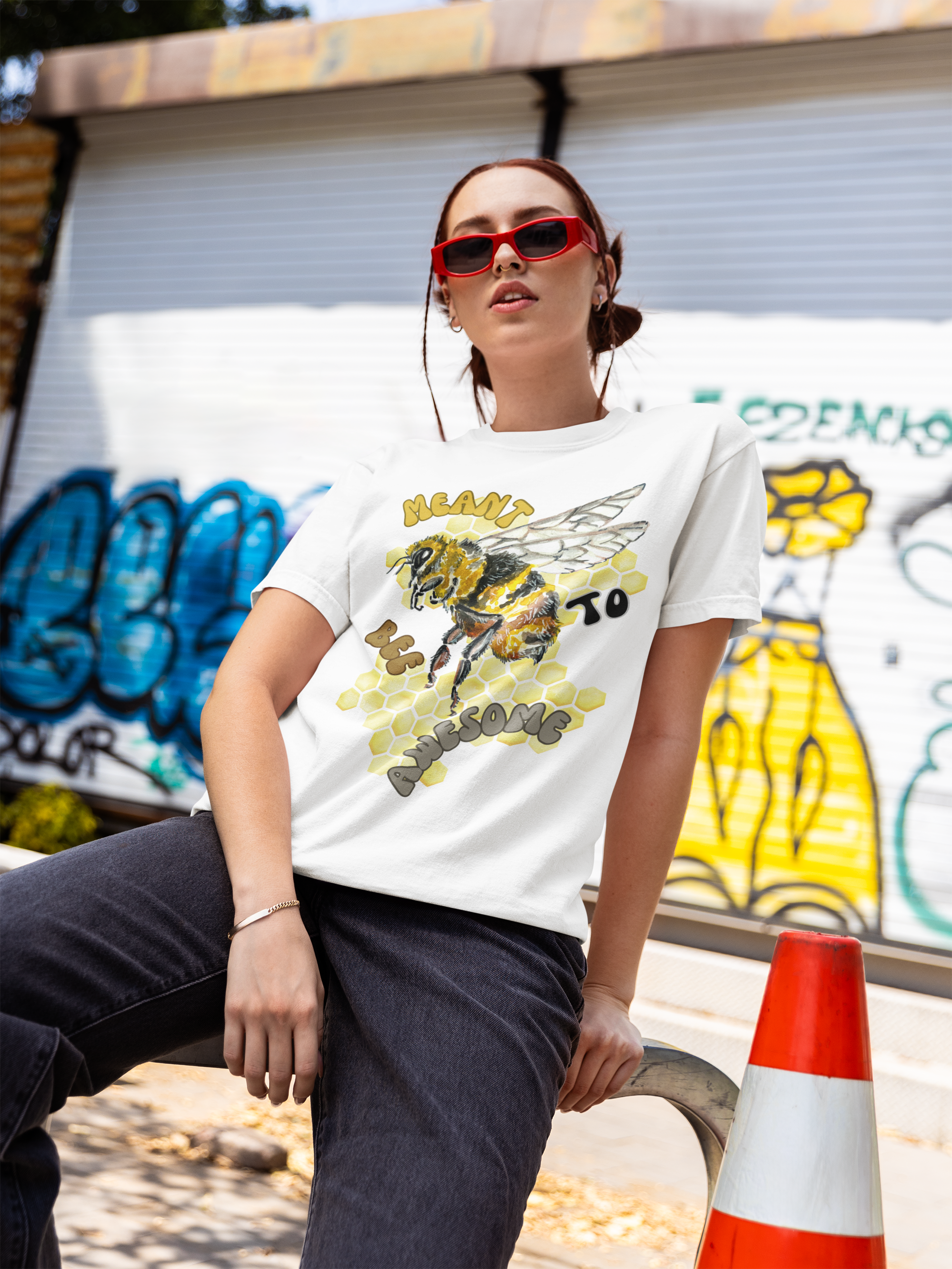 Meant To Bee Awesome  -Unisex Premium t-shirt