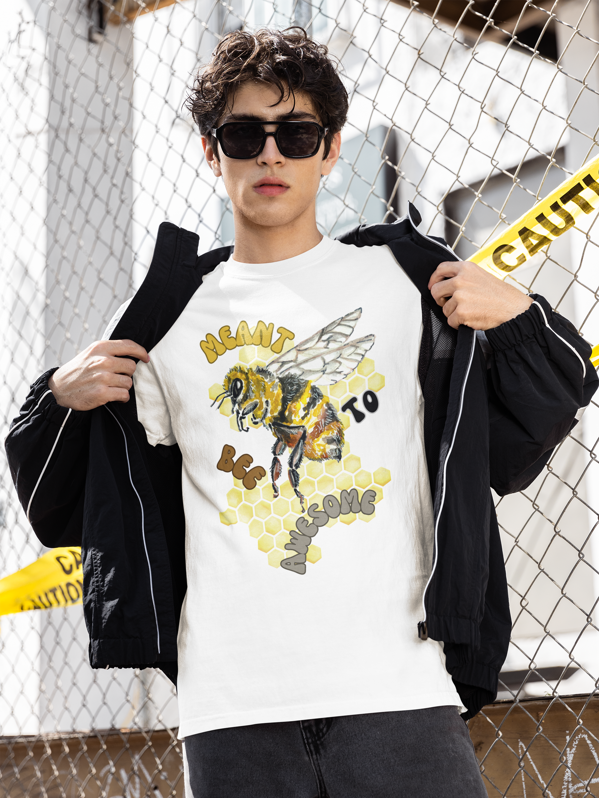 Meant To Bee Awesome  -Unisex Premium t-shirt