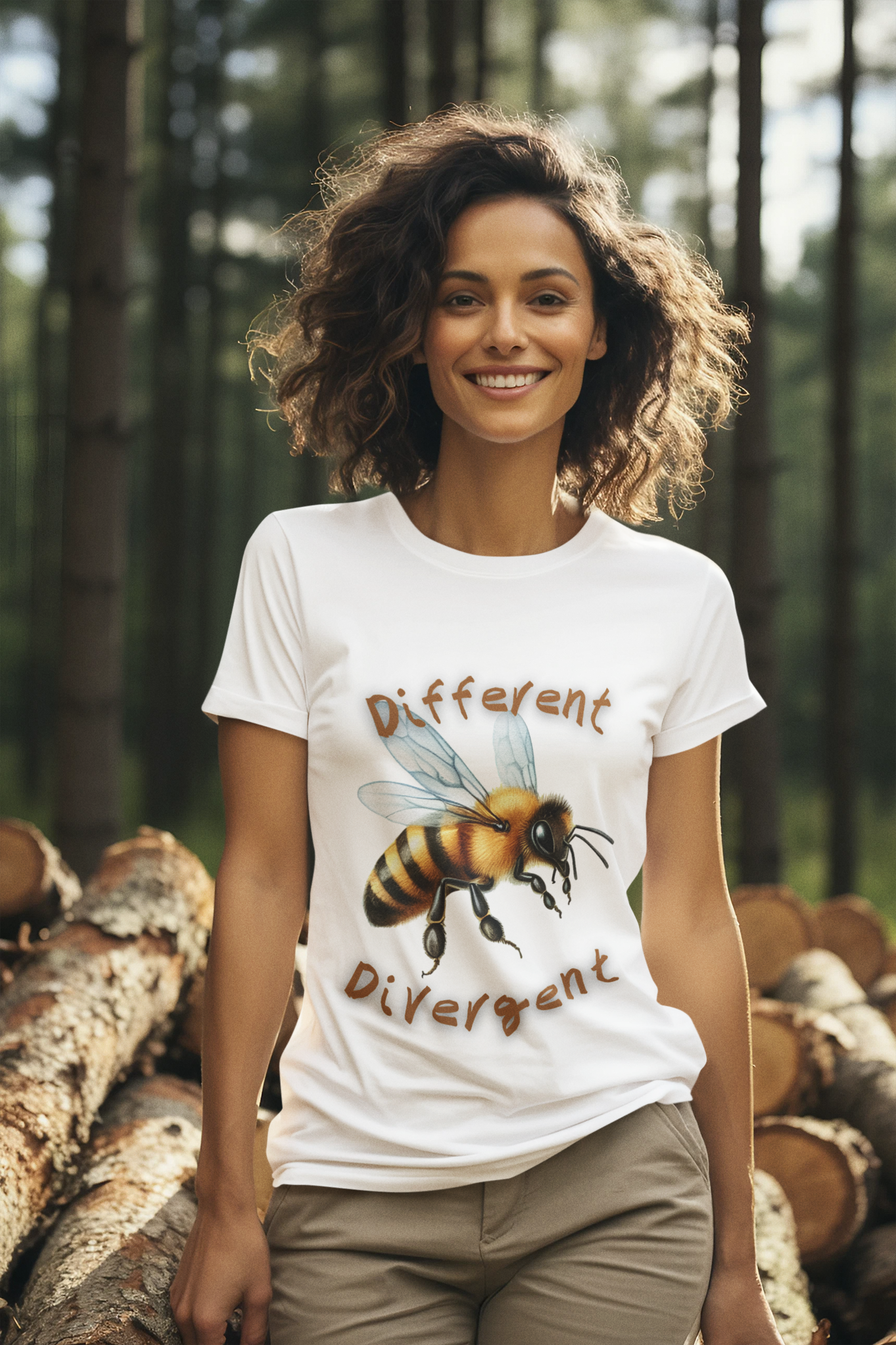 Bee Different Bee Divergent  -Unisex Premium t-shirt