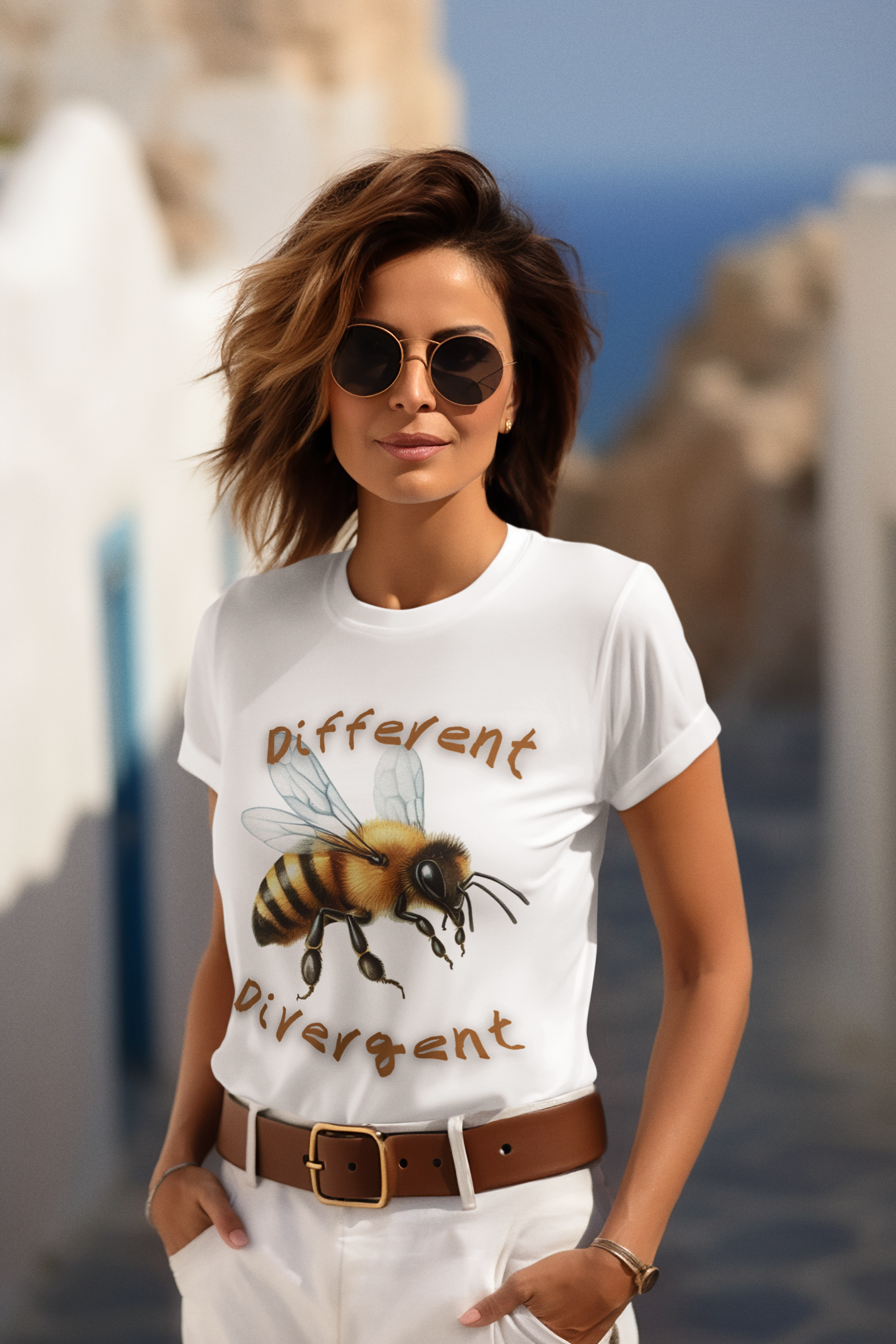 Bee Different Bee Divergent  -Unisex Premium t-shirt
