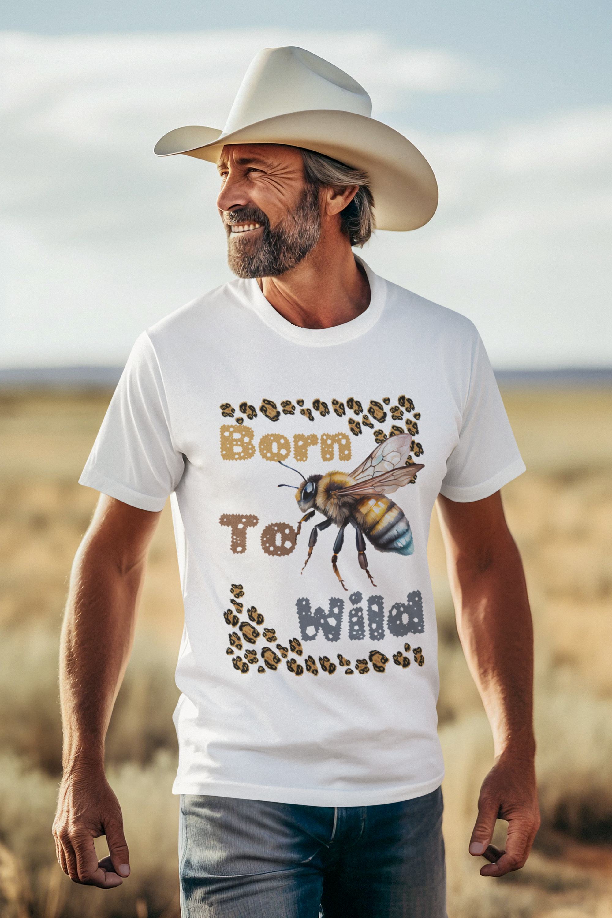Born To Bee Wild- Unisex Premium t-shirt