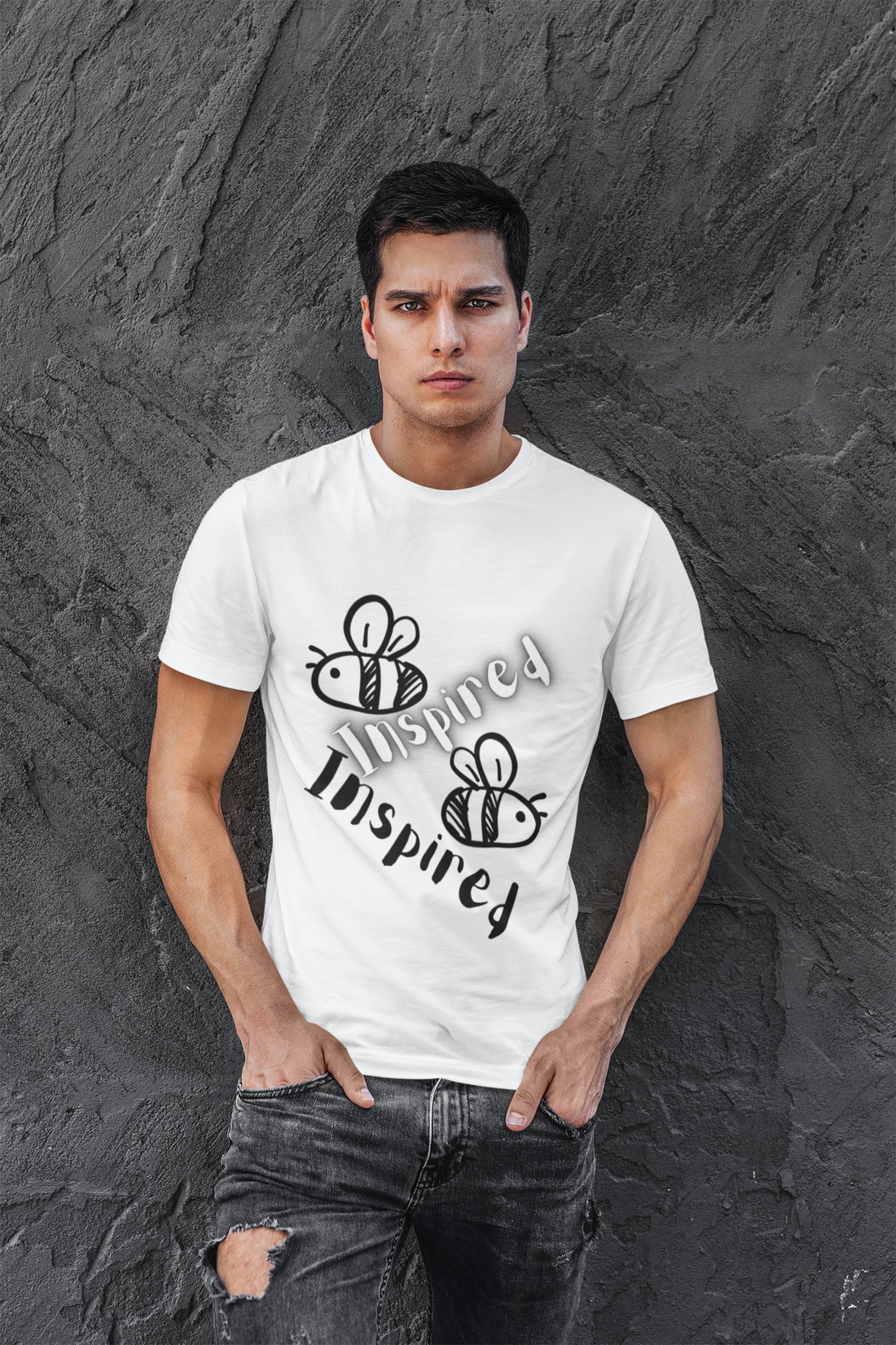 Bee Inspired- Unisex Premium t-shirt