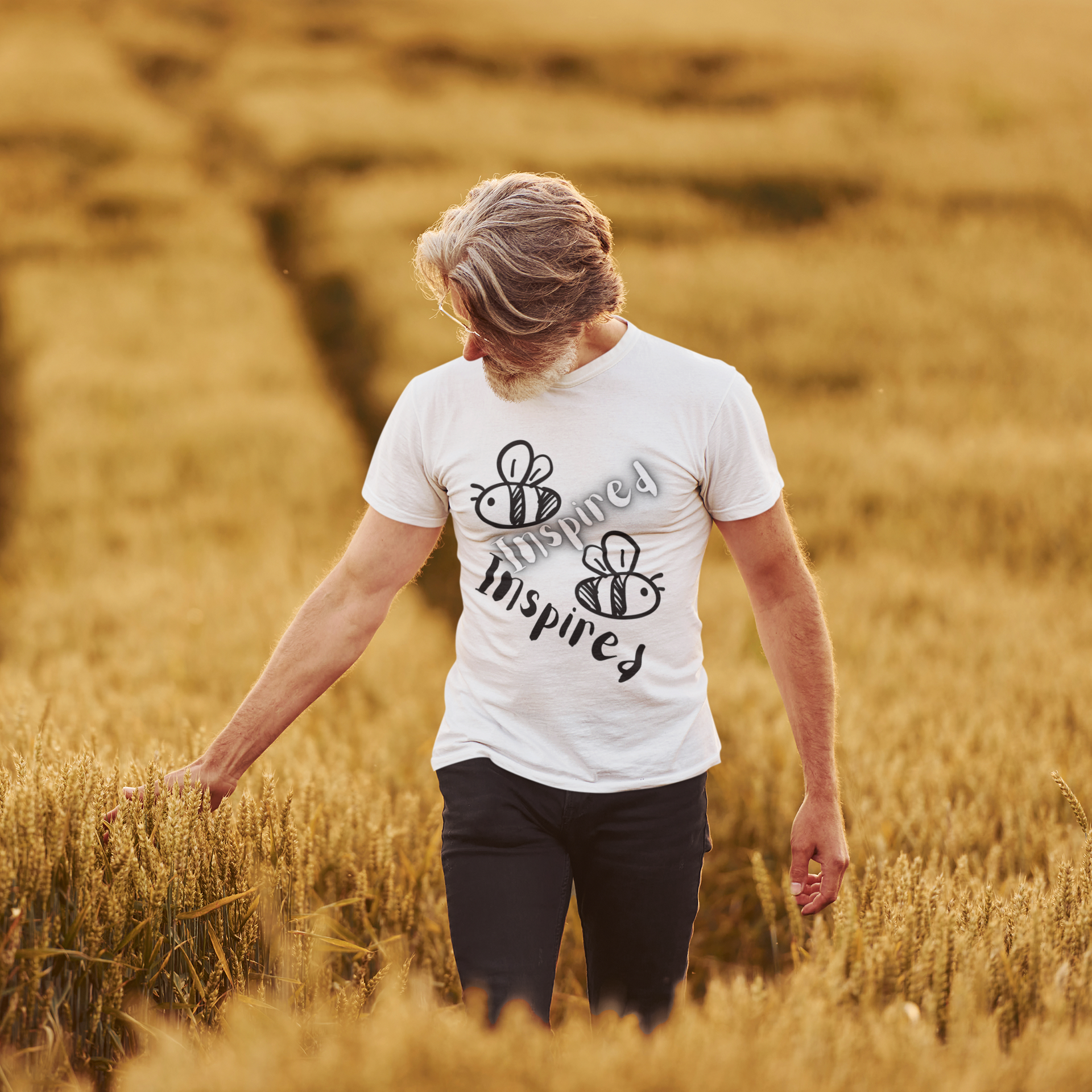 Bee Inspired- Unisex Premium t-shirt