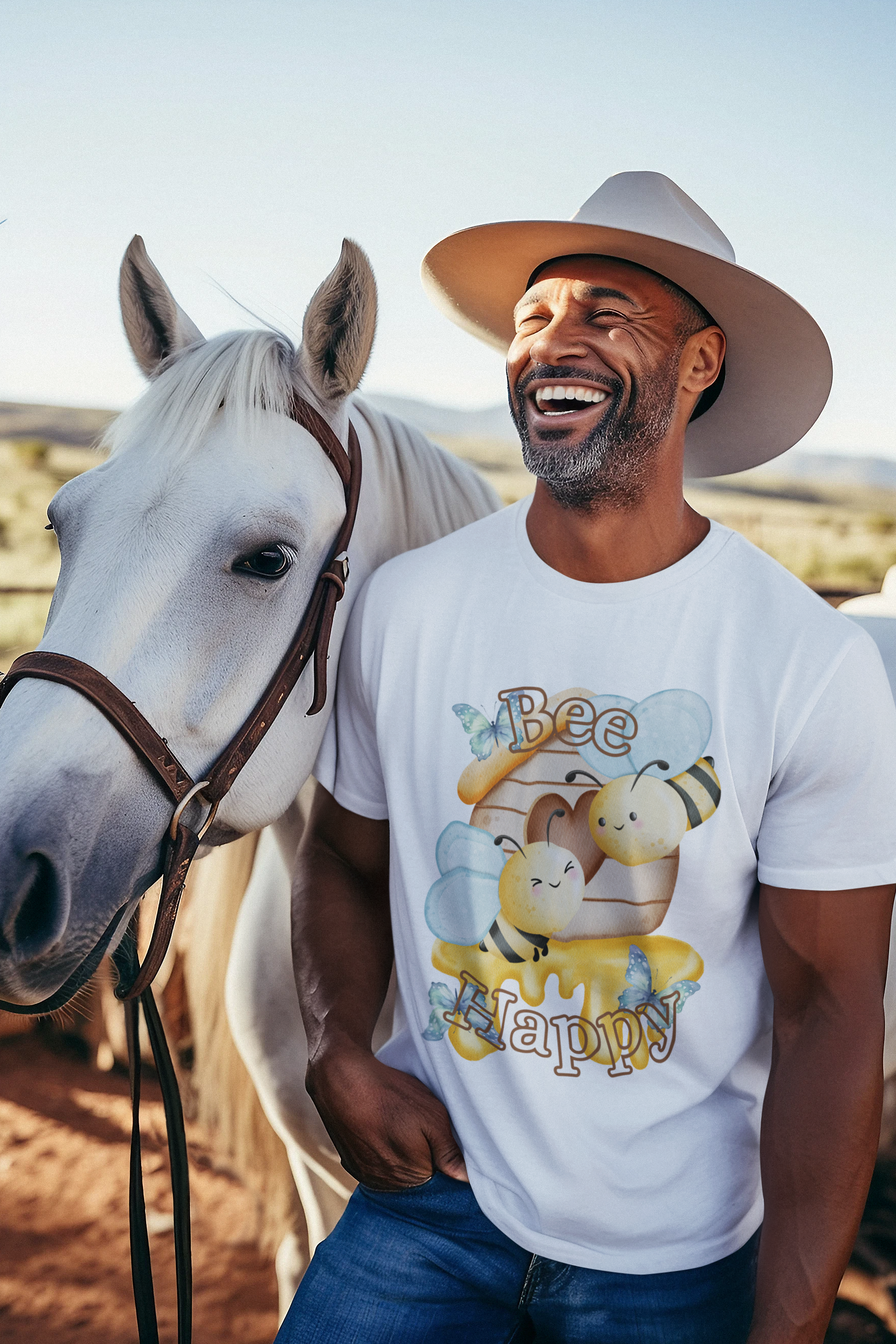 Bee Happy -Unisex Premium t-shirt