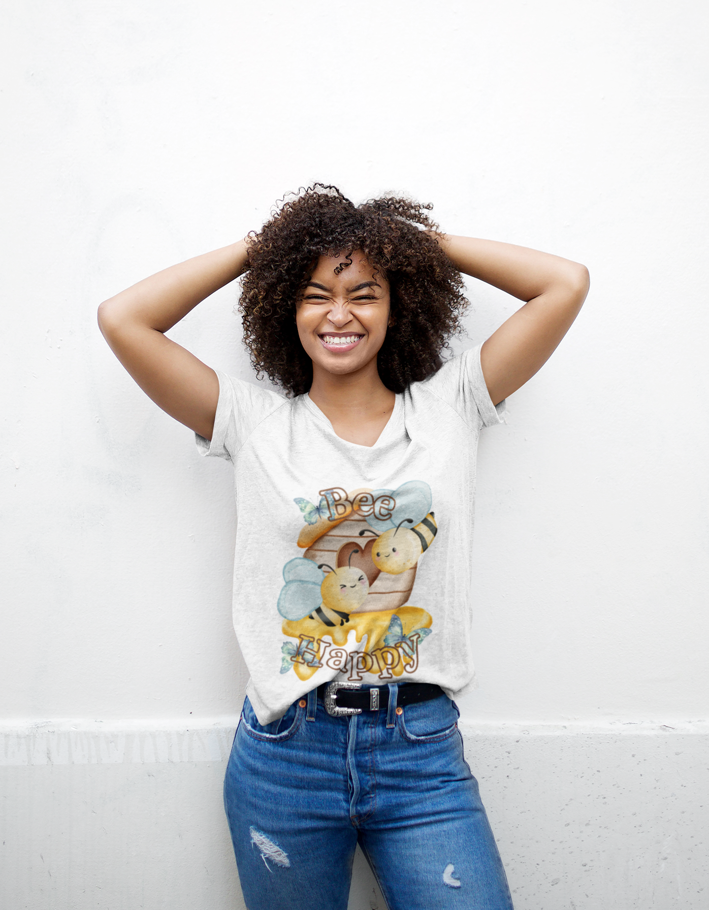 Bee Happy -Unisex Premium t-shirt