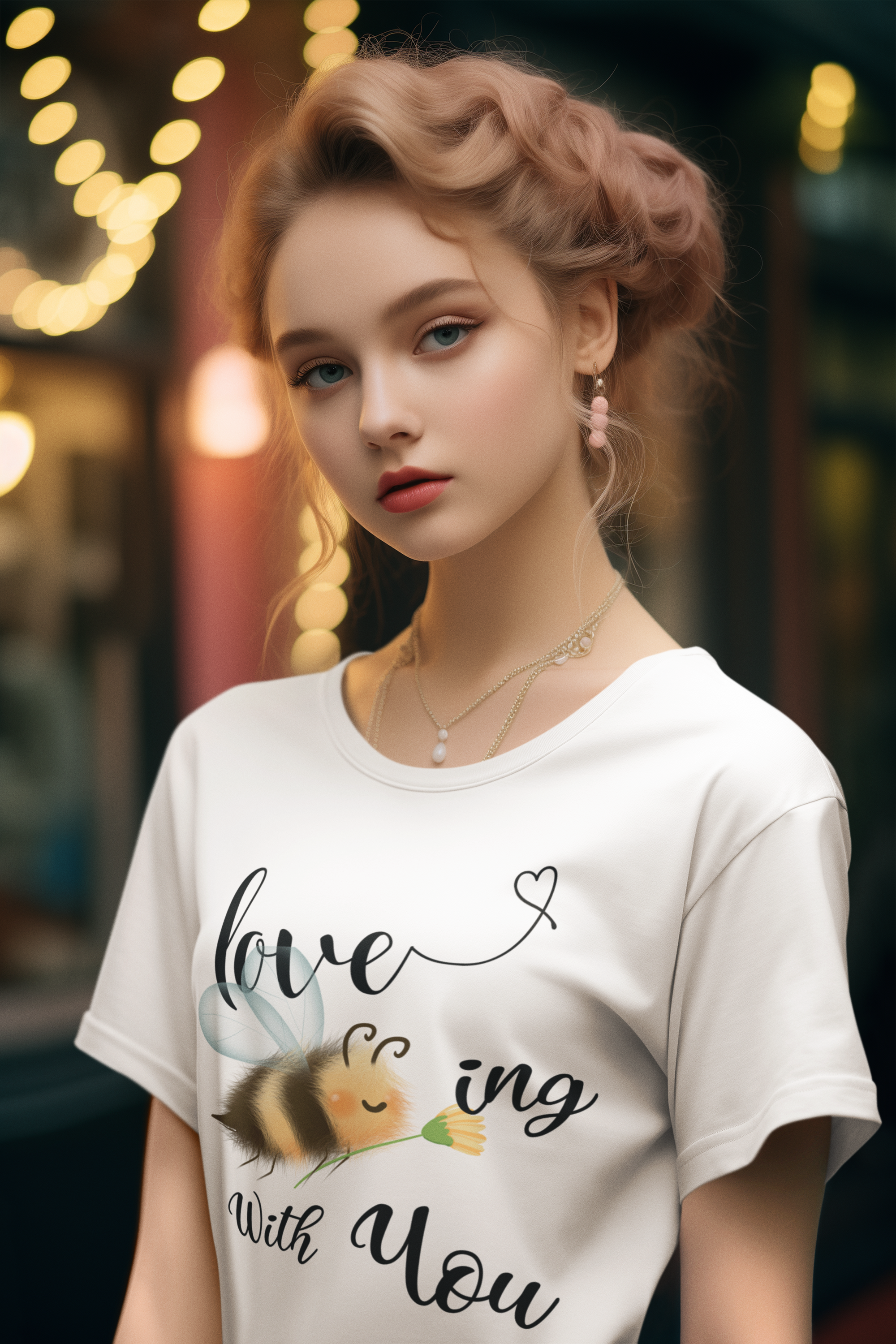 Love Bee-ing With You -Unisex Premium t-shirt