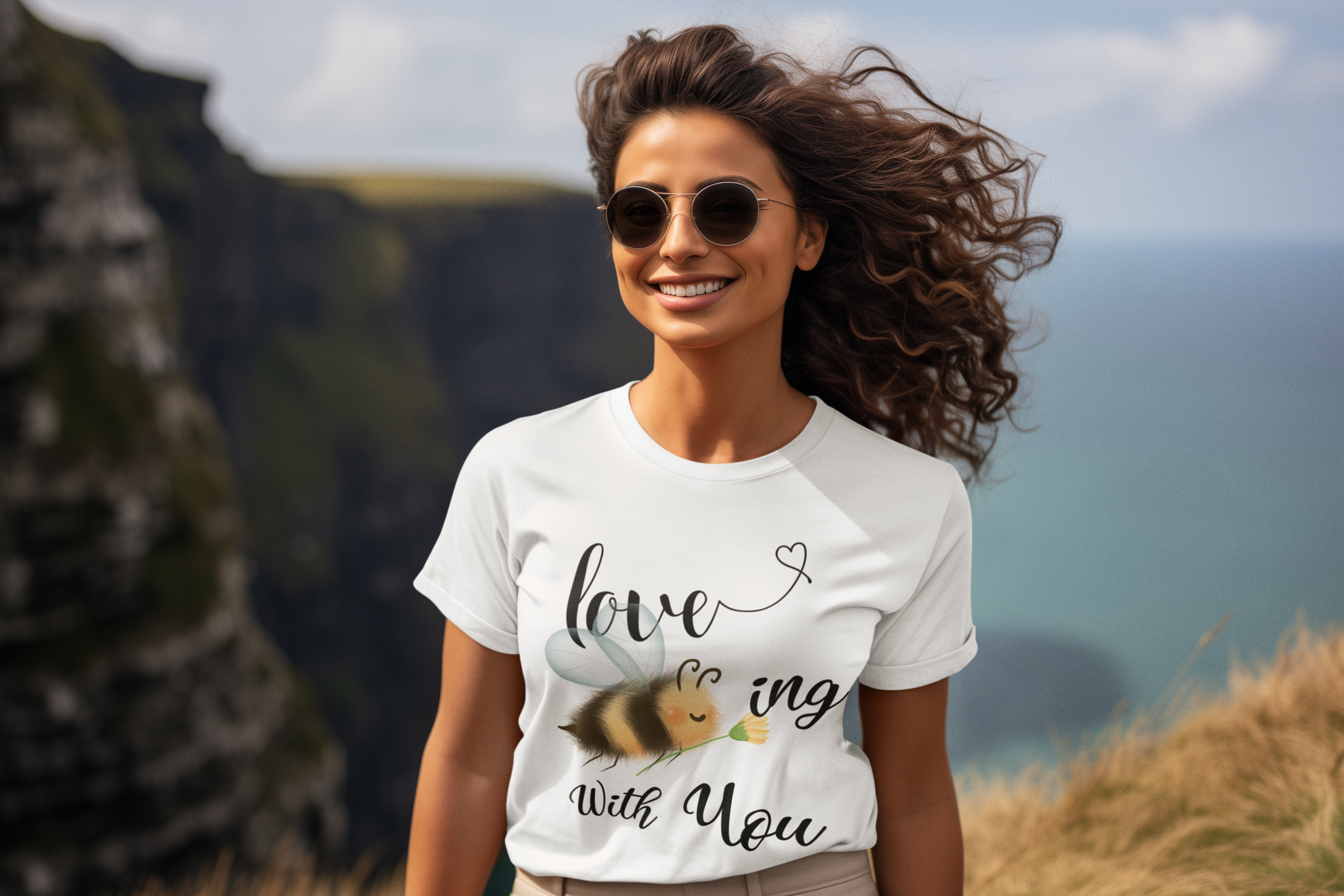 Love Bee-ing With You -Unisex Premium t-shirt