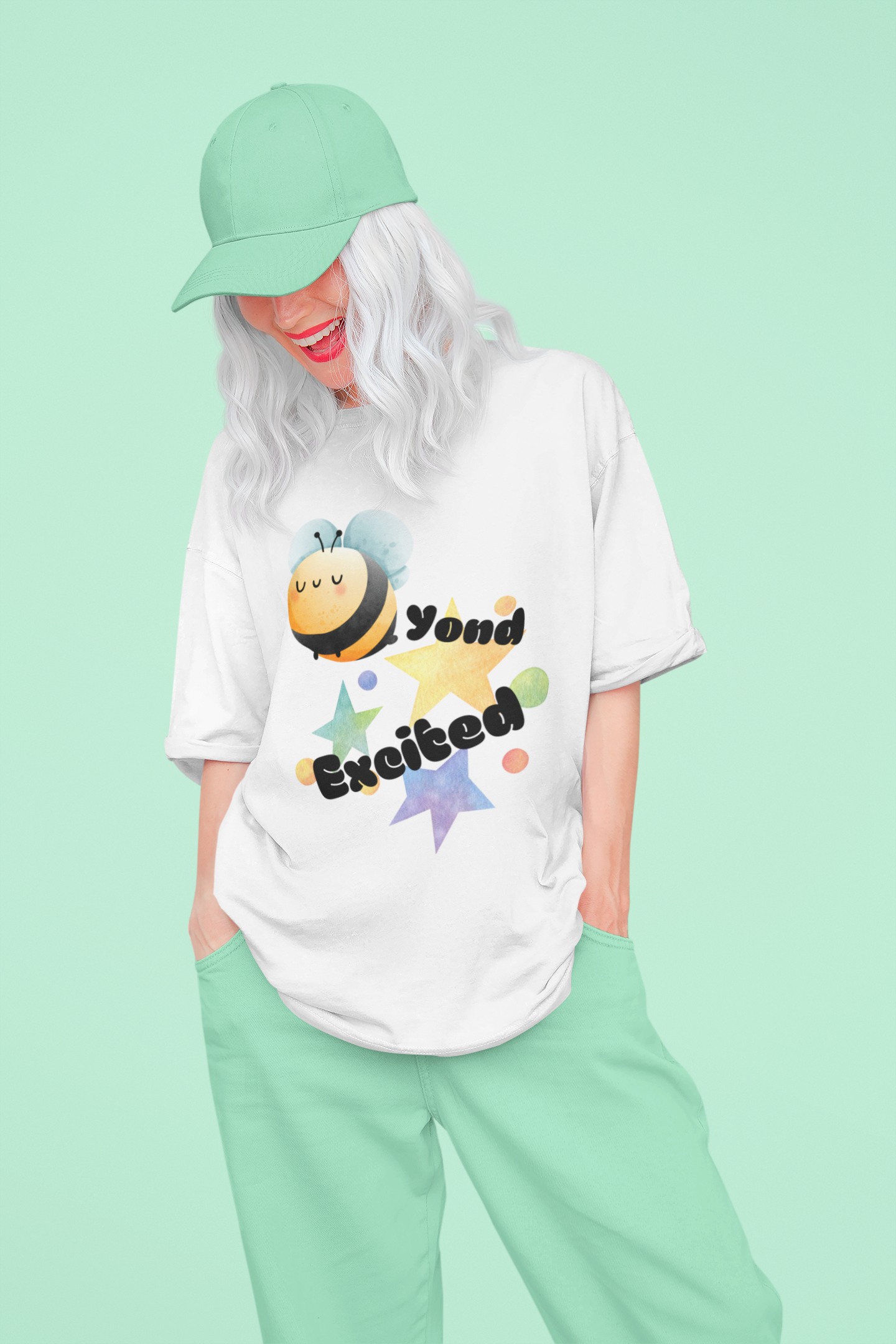 Bee-yond Excited -Unisex Premium t-shirt