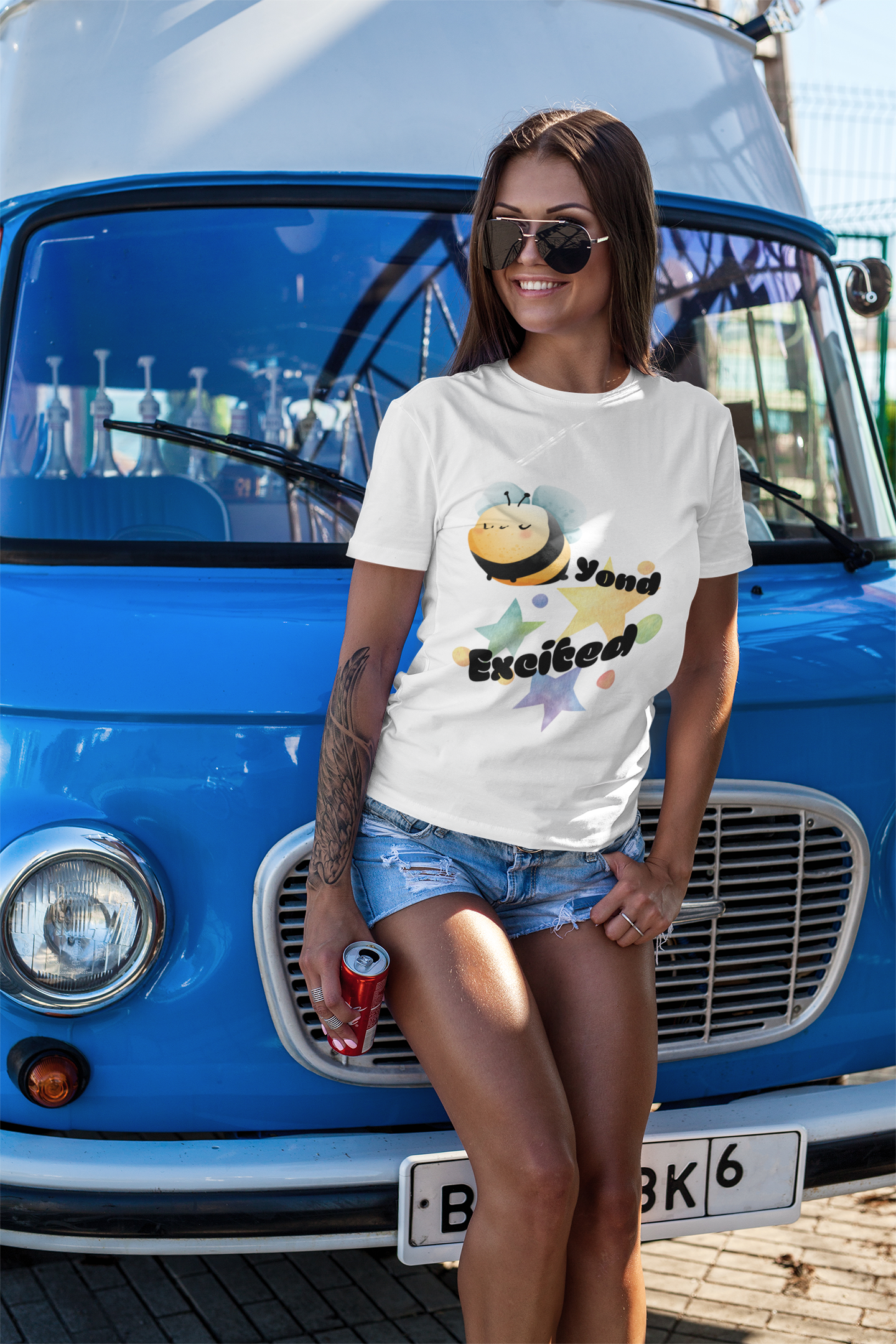 Bee-yond Excited -Unisex Premium t-shirt