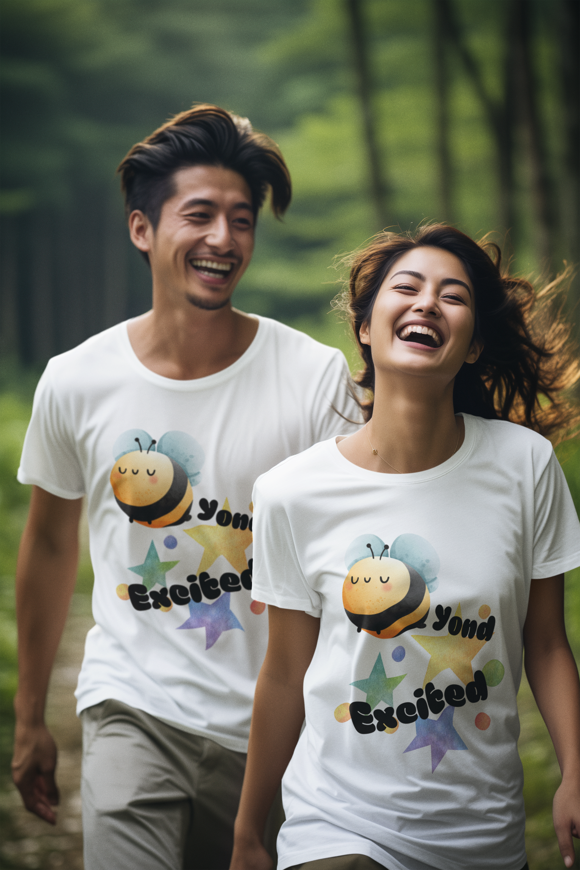 Bee-yond Excited -Unisex Premium t-shirt