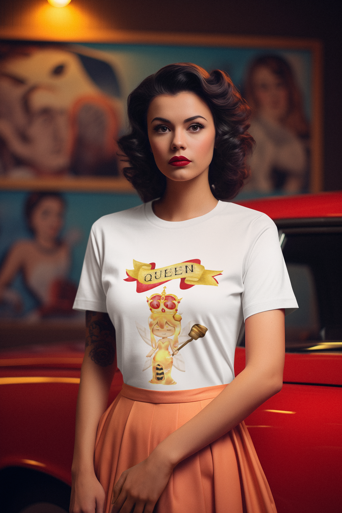 Bee Queen -Unisex Premium t-shirt
