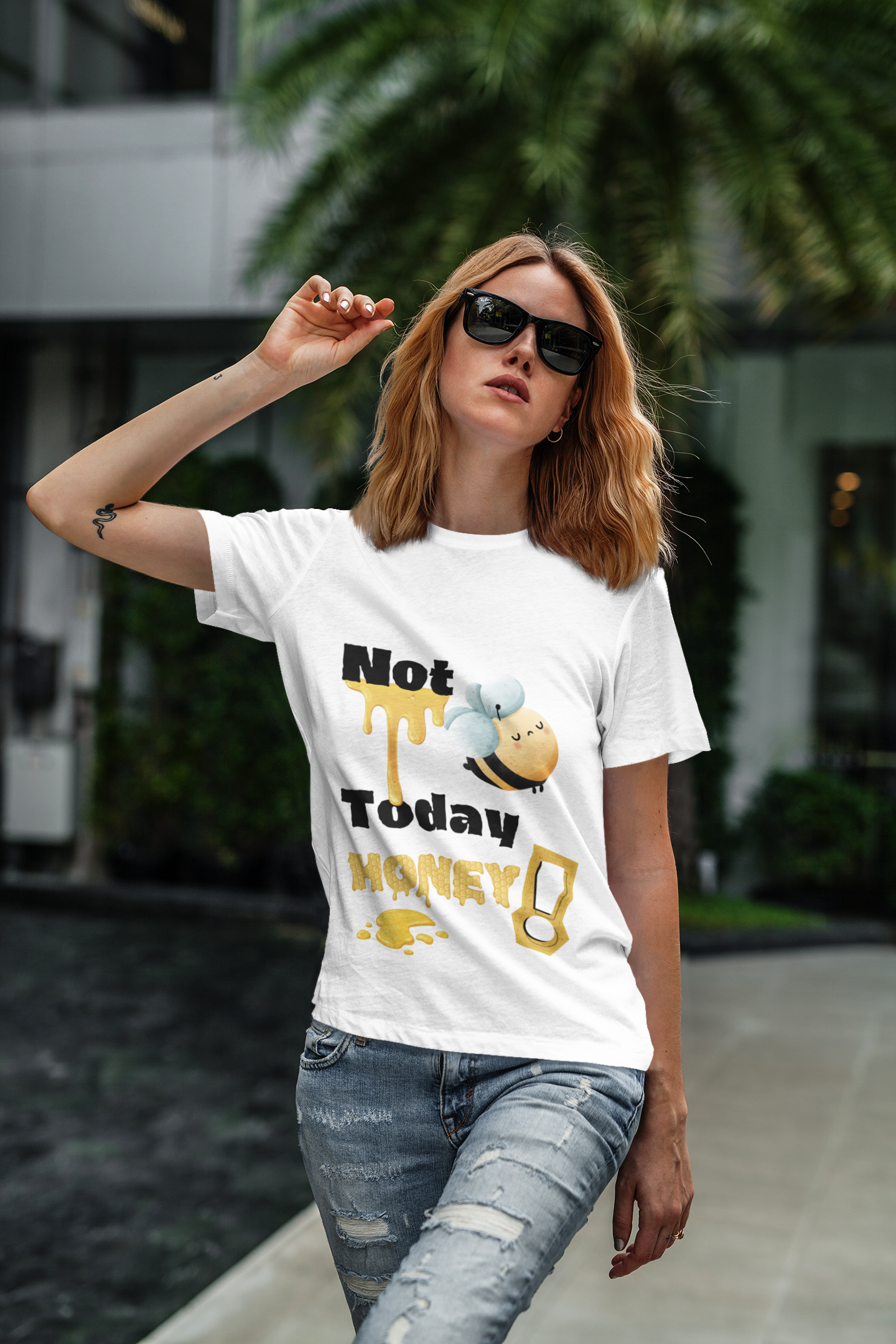 Not Today Honey! -Unisex Premium t-shirt