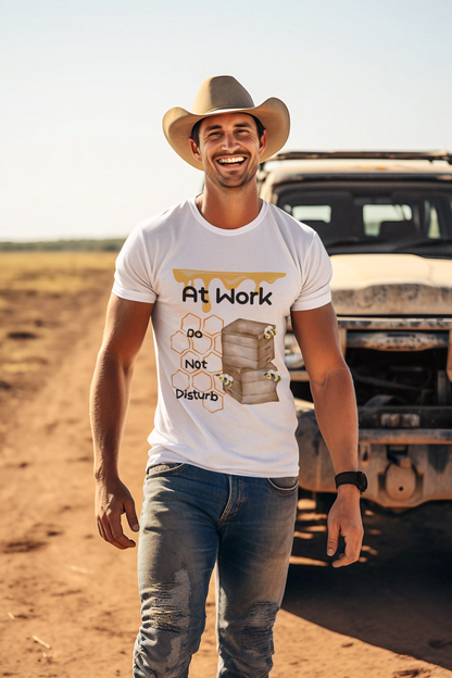 At Work- Do Not Disturb- Unisex Premium t-shirt