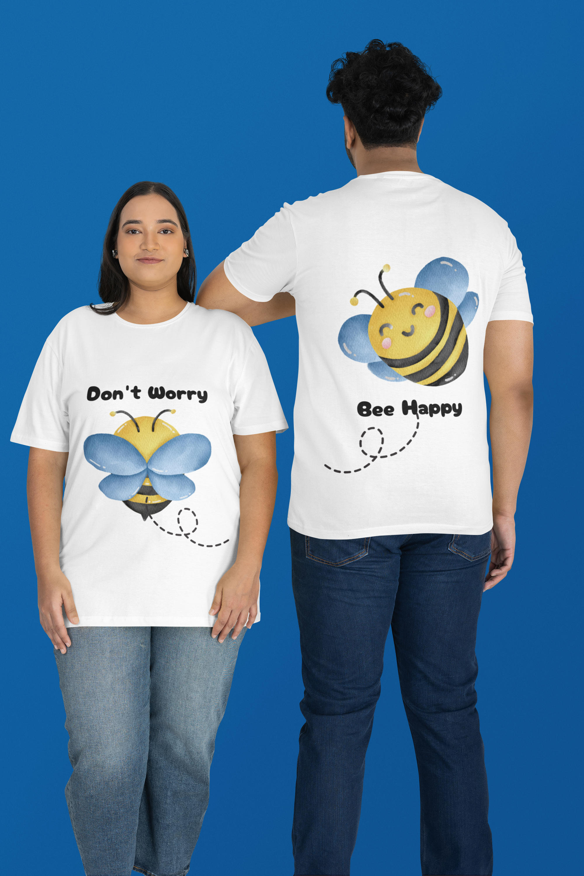Don't Worry - Bee Happy - Premium T-Shirt