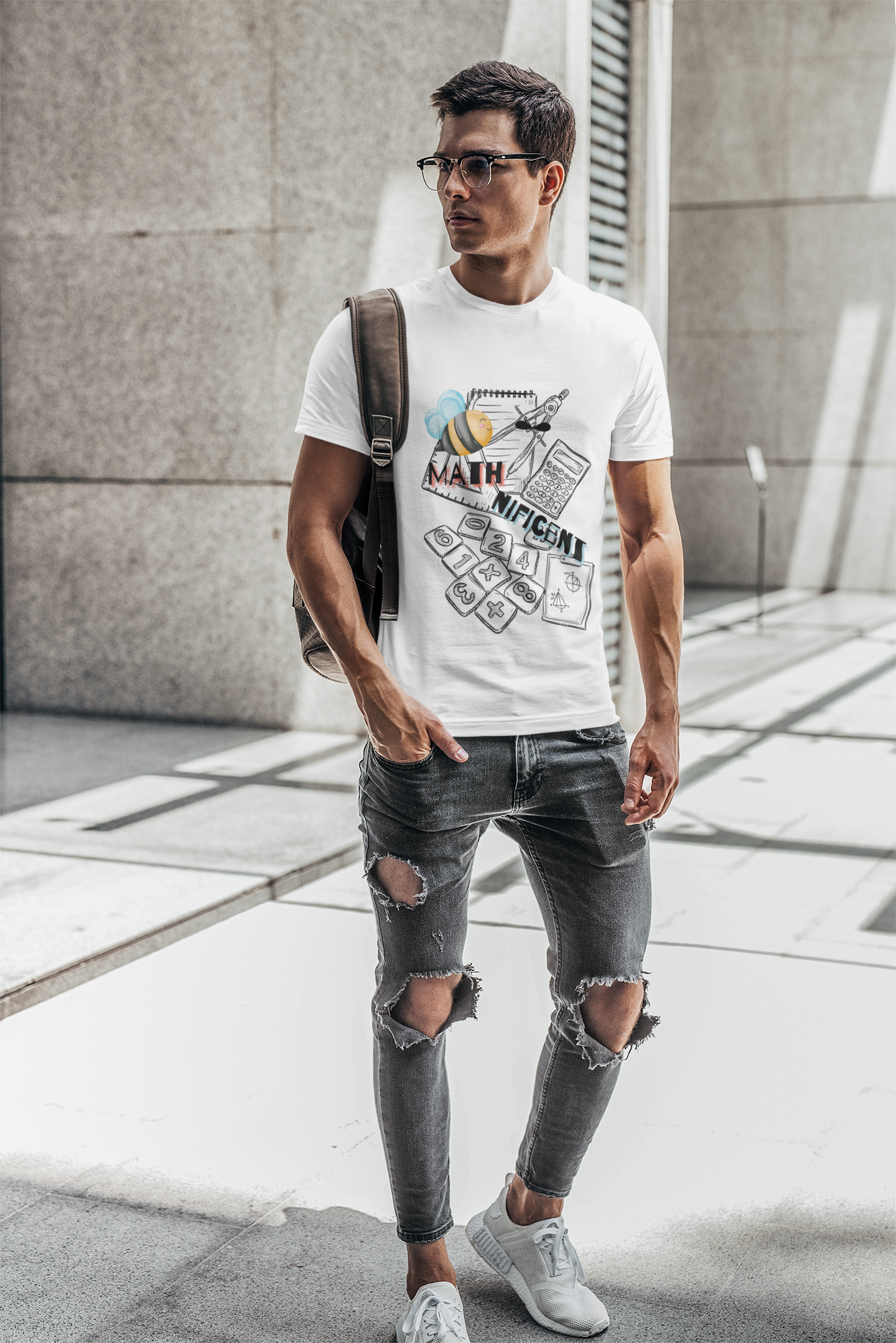 Bee MATH-NIFICENT -Unisex Premium t-shirt