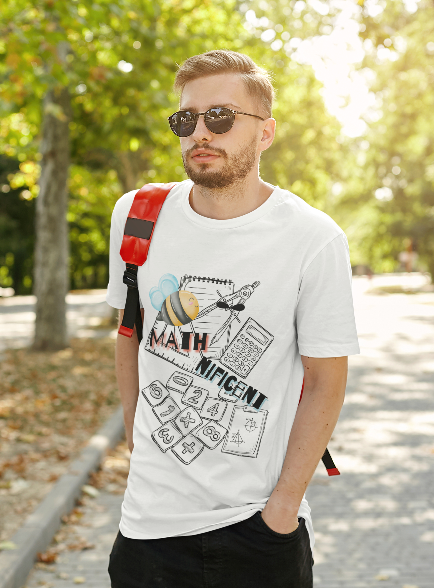 Bee MATH-NIFICENT -Unisex Premium t-shirt