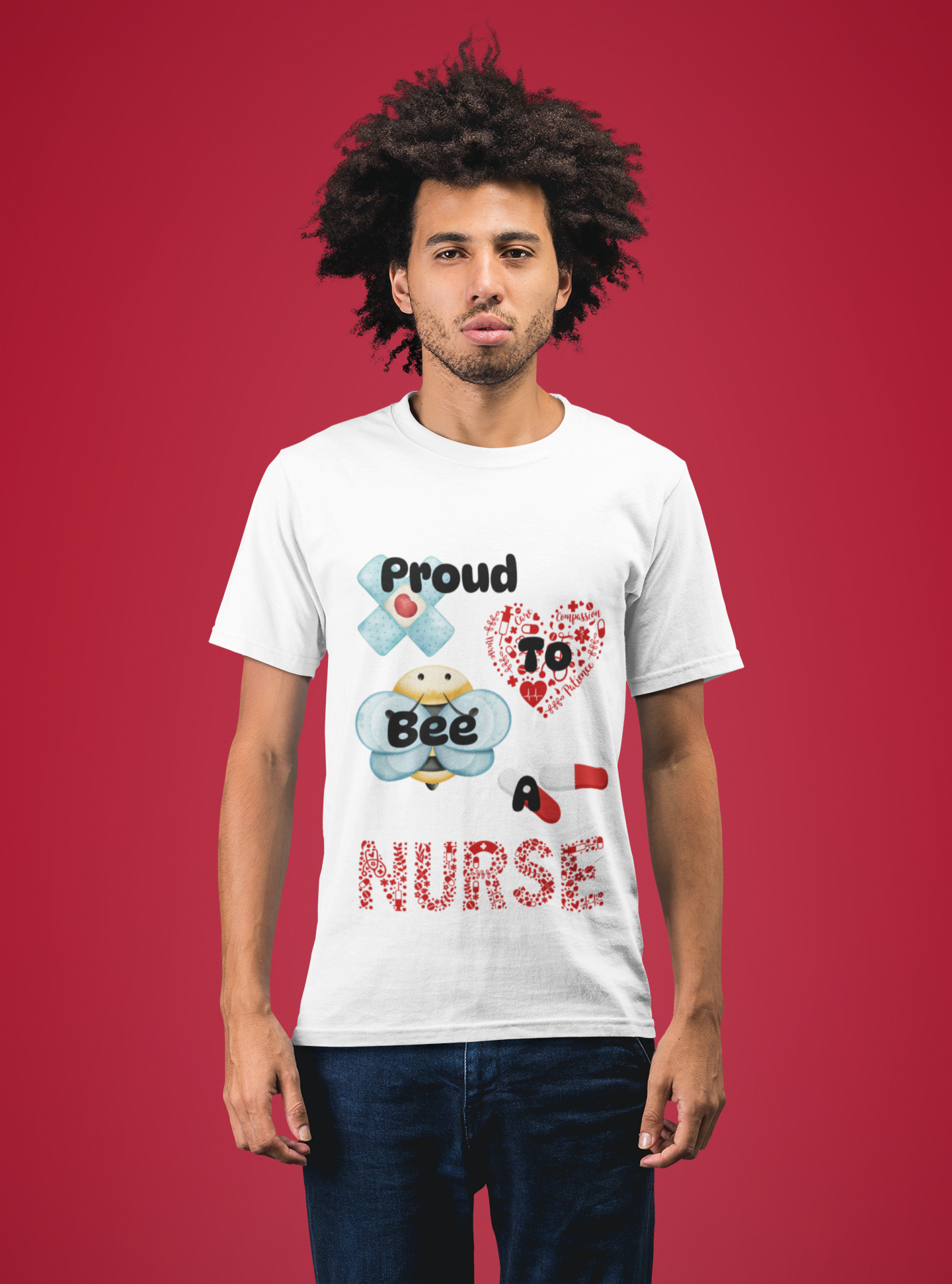 Proud To Bee A Nurse -Unisex Premium t-shirt