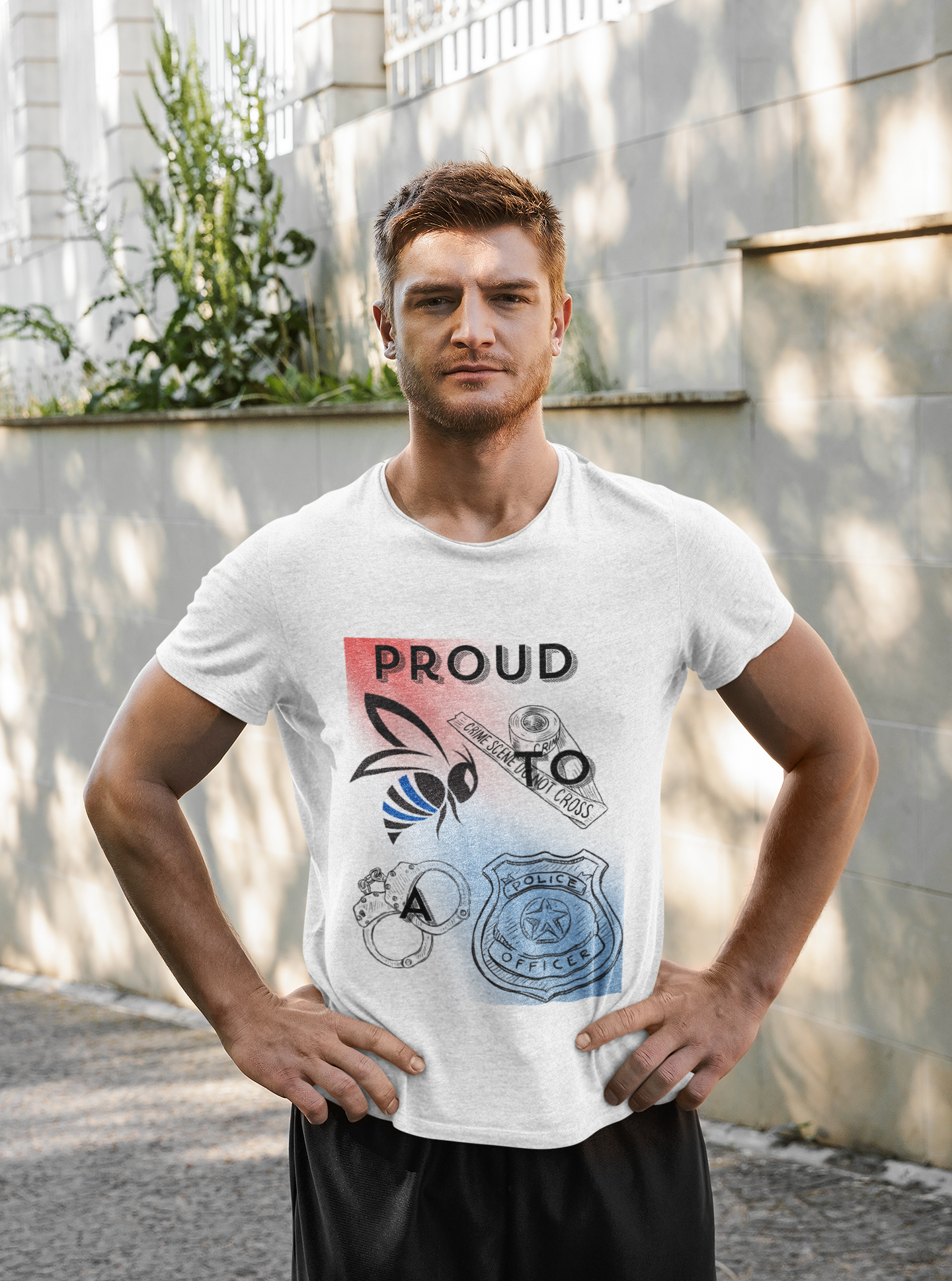 Proud To Bee A Police Officer- Unisex Premium t-shirt