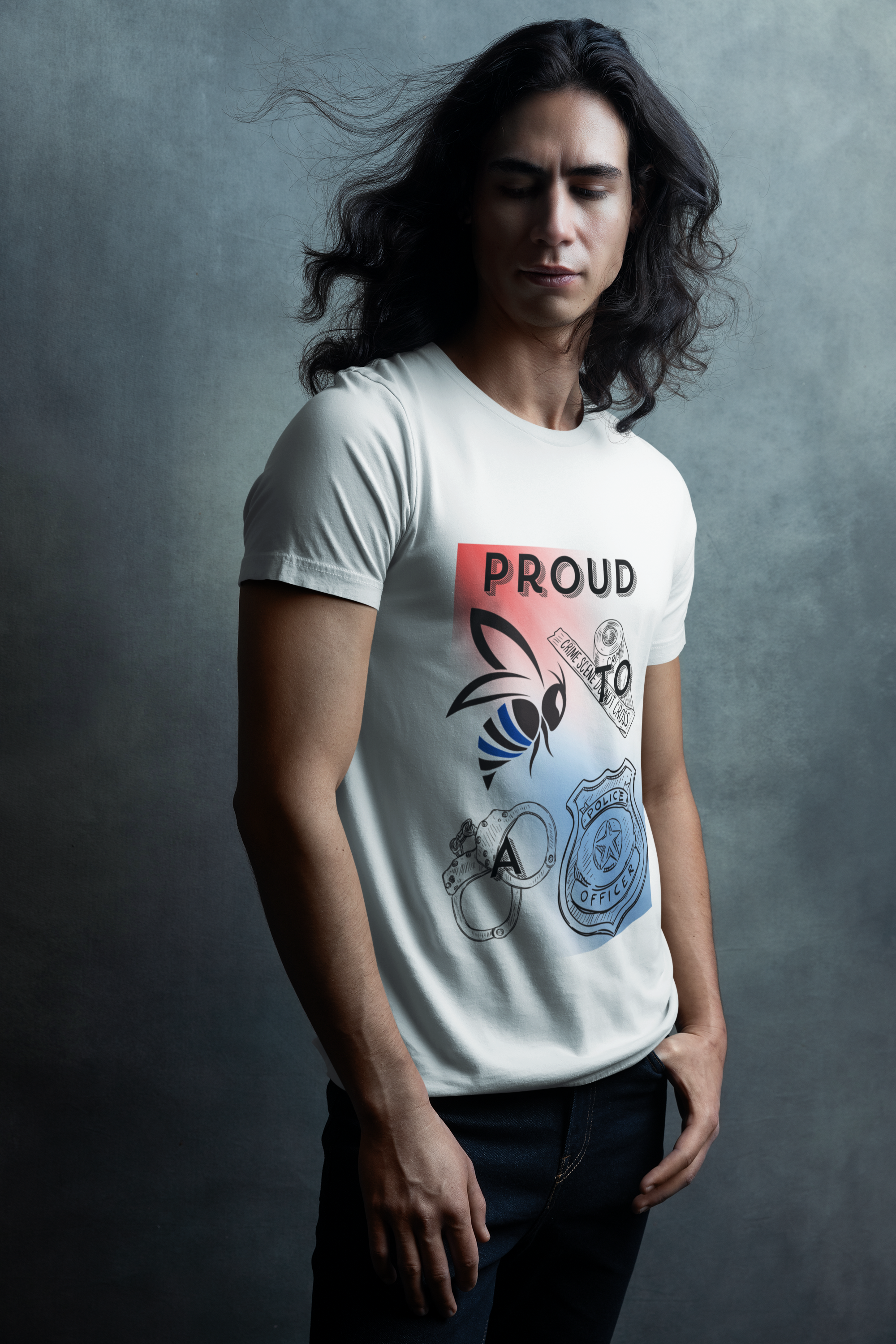 Proud To Bee A Police Officer- Unisex Premium t-shirt