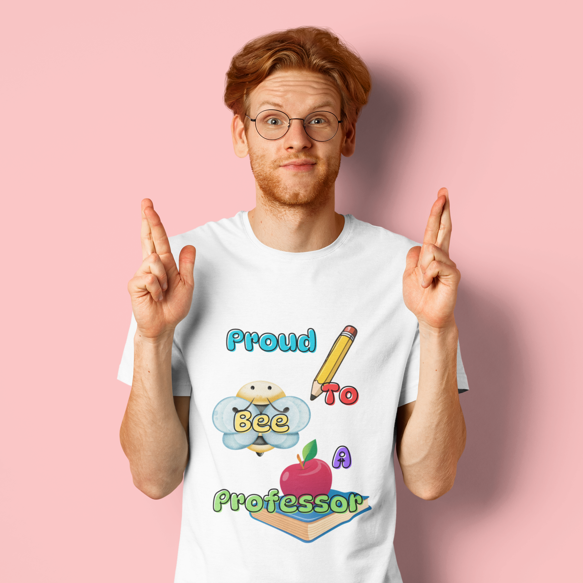 Proud to Bee a Professor - Premium T-Shirt