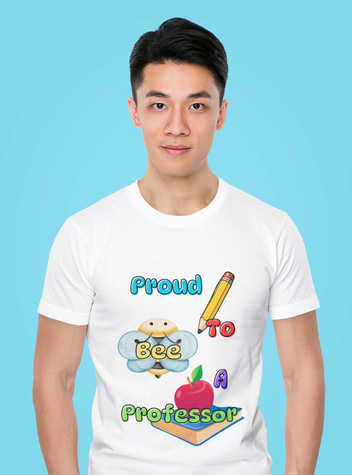 Proud to Bee a Professor - Premium T-Shirt
