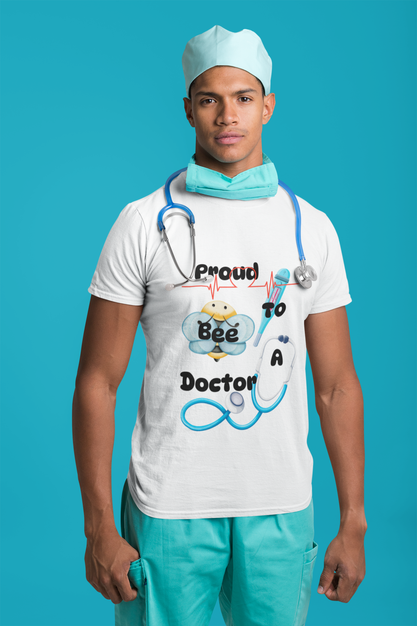 Proud To Bee A Doctor- Unisex Premium t-shirt