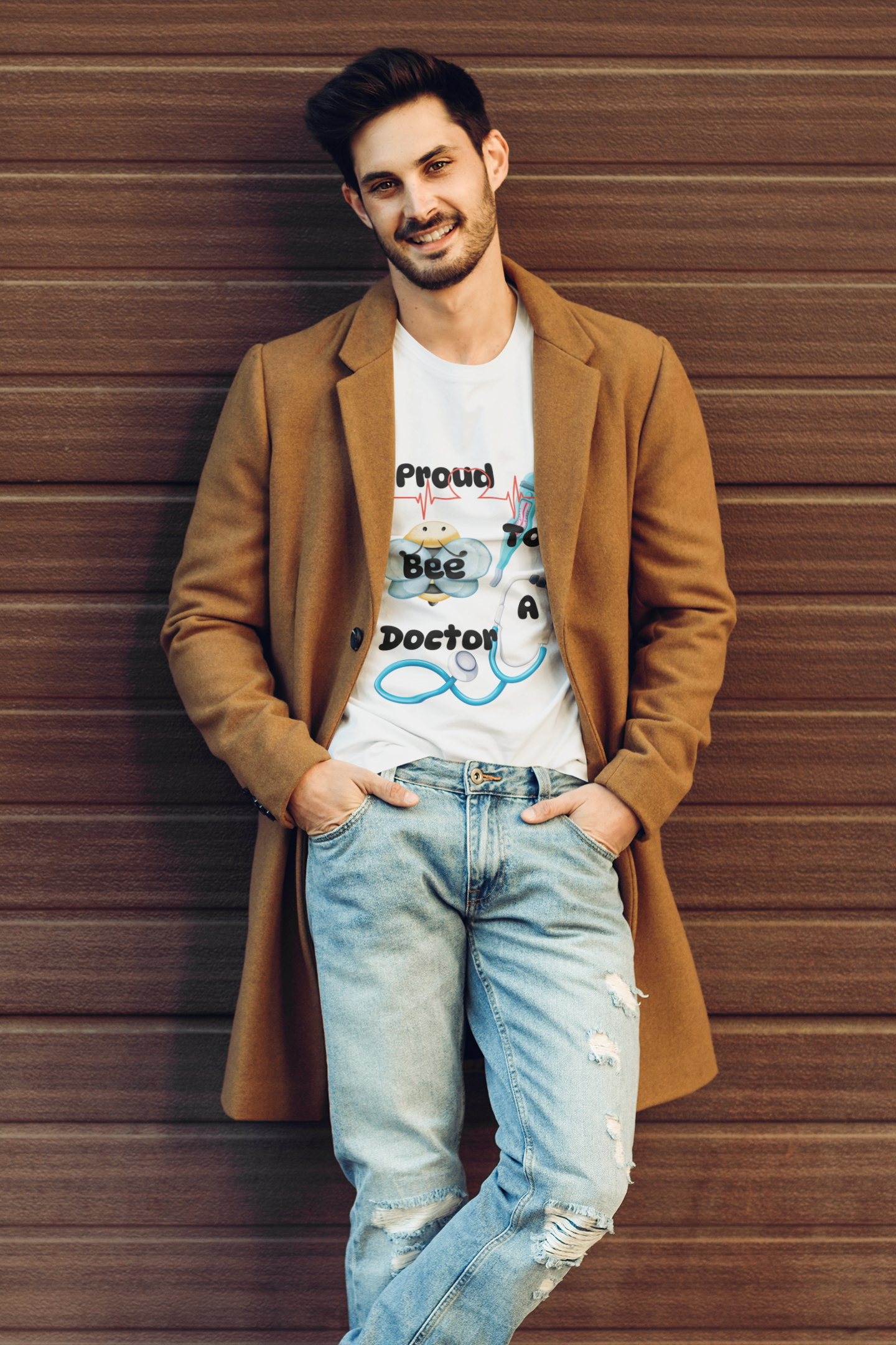 Proud To Bee A Doctor- Unisex Premium t-shirt