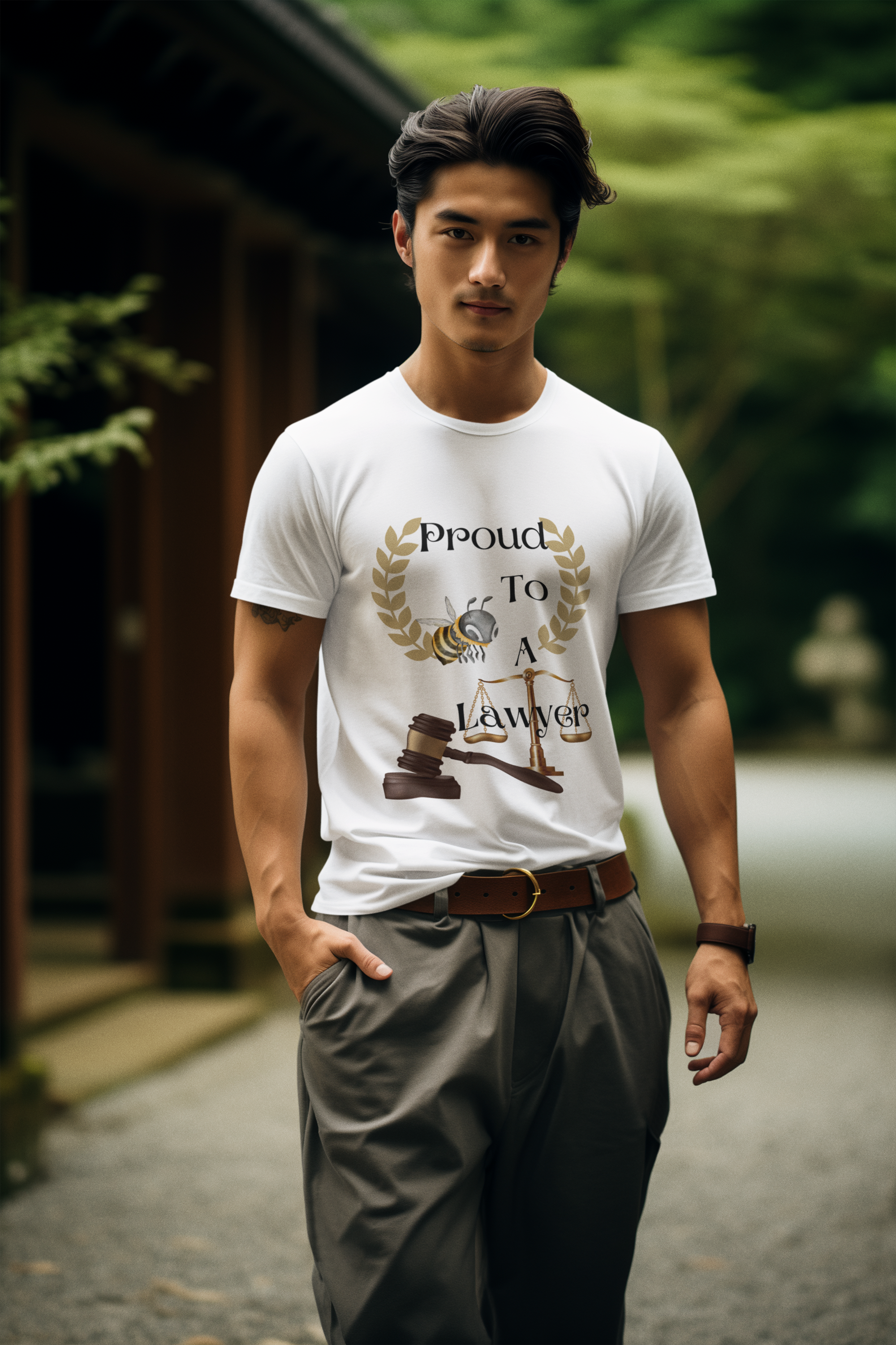 Proud To Bee A Lawyer- Unisex Premium t-shirt