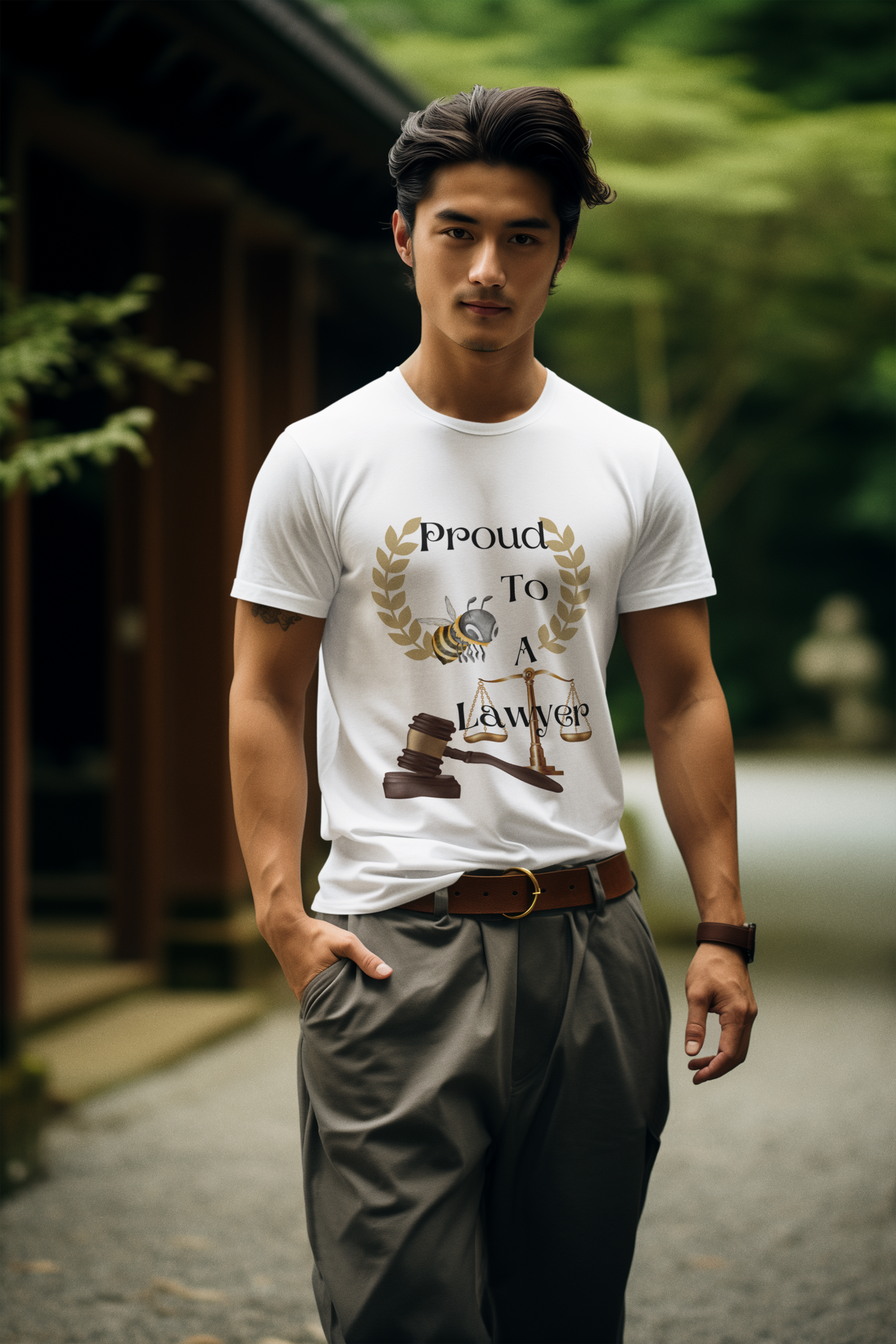 Proud To Bee A Lawyer- Unisex Premium t-shirt