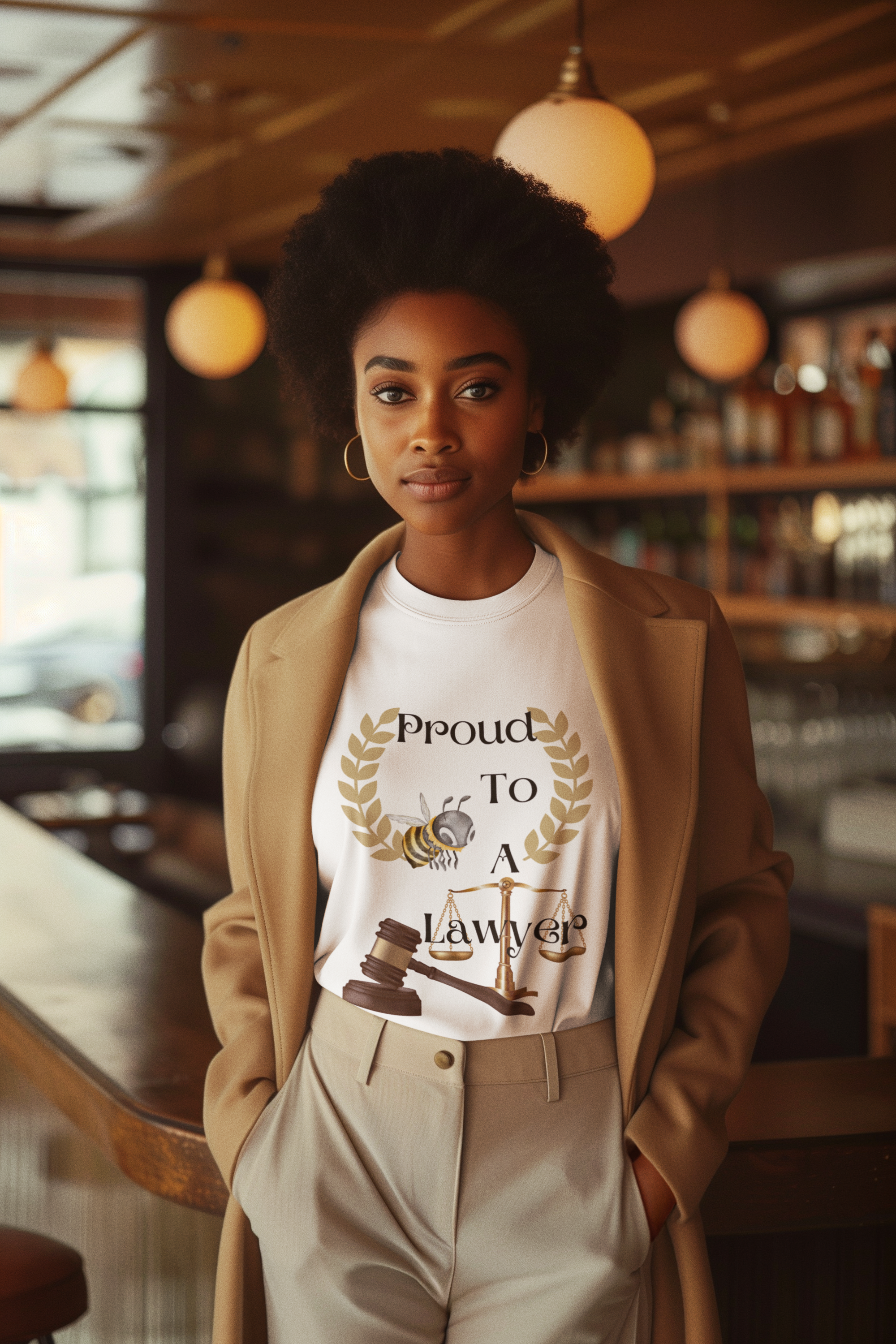 Proud To Bee A Lawyer- Unisex Premium t-shirt
