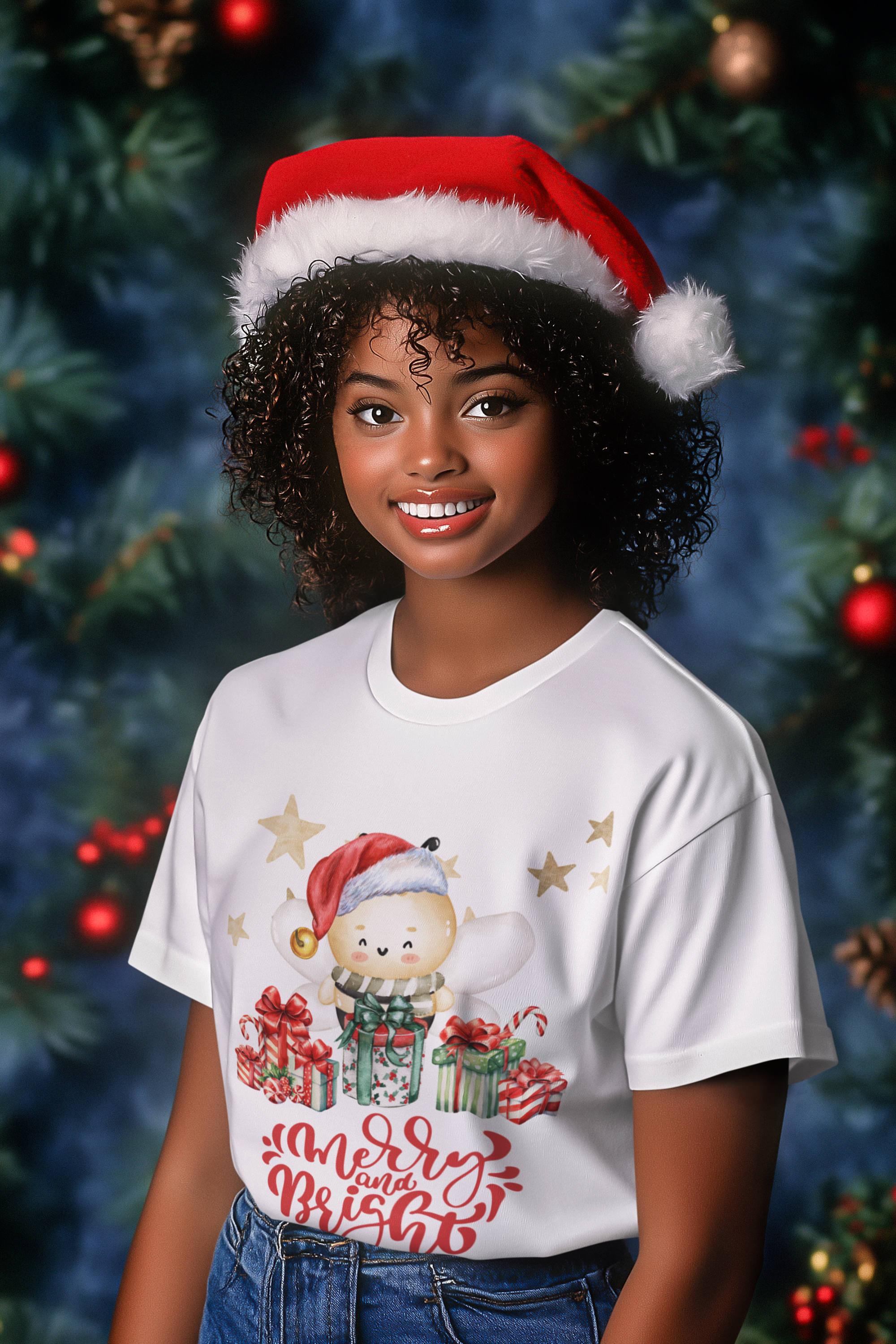 Bee Merry and Bright- Unisex Premium t-shirt