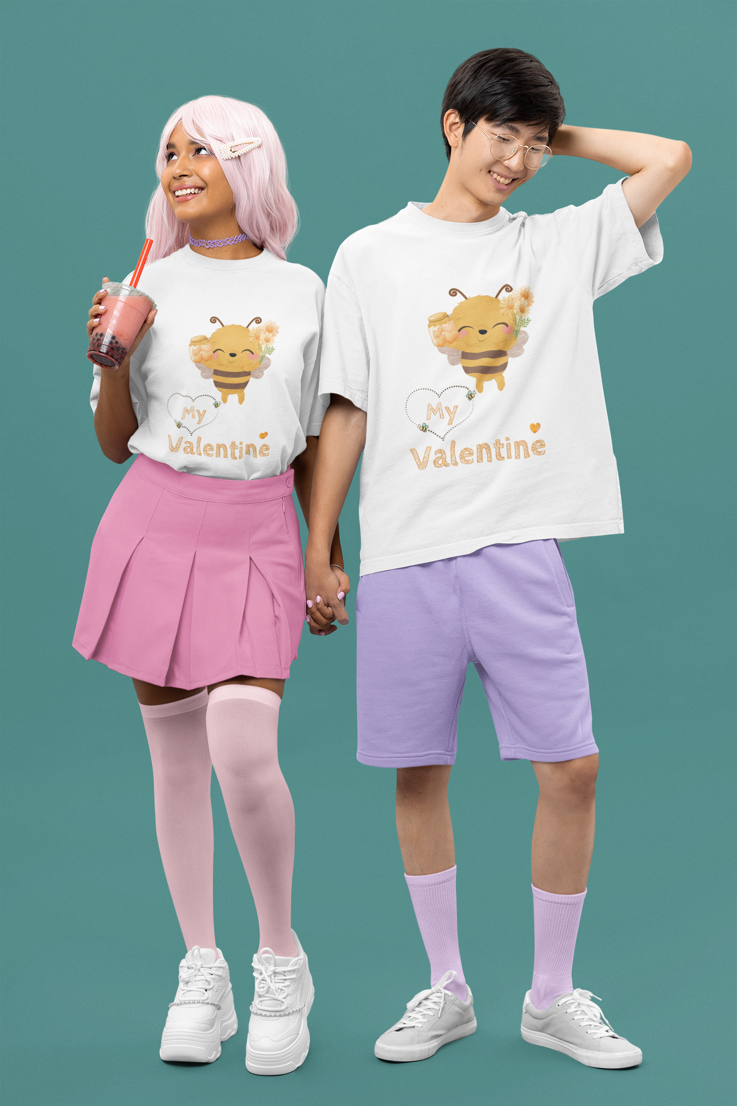 Bee My Valentine -Unisex Premium t-shirt