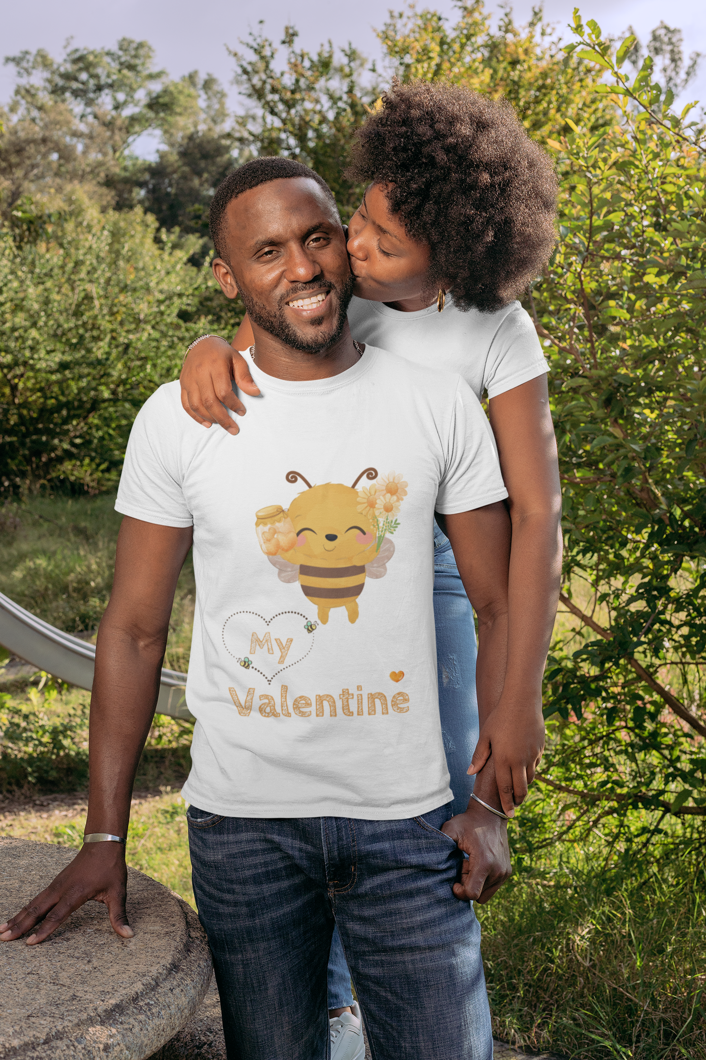 Bee My Valentine -Unisex Premium t-shirt