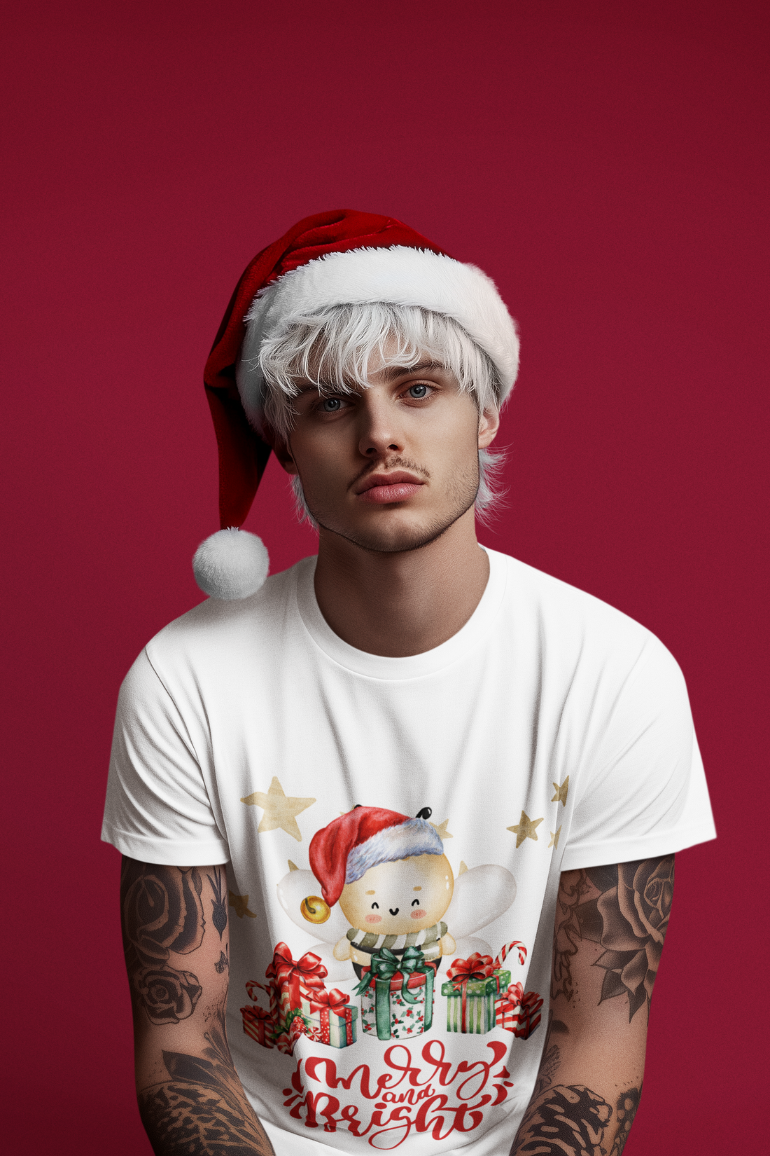 Bee Merry and Bright- Unisex Premium t-shirt