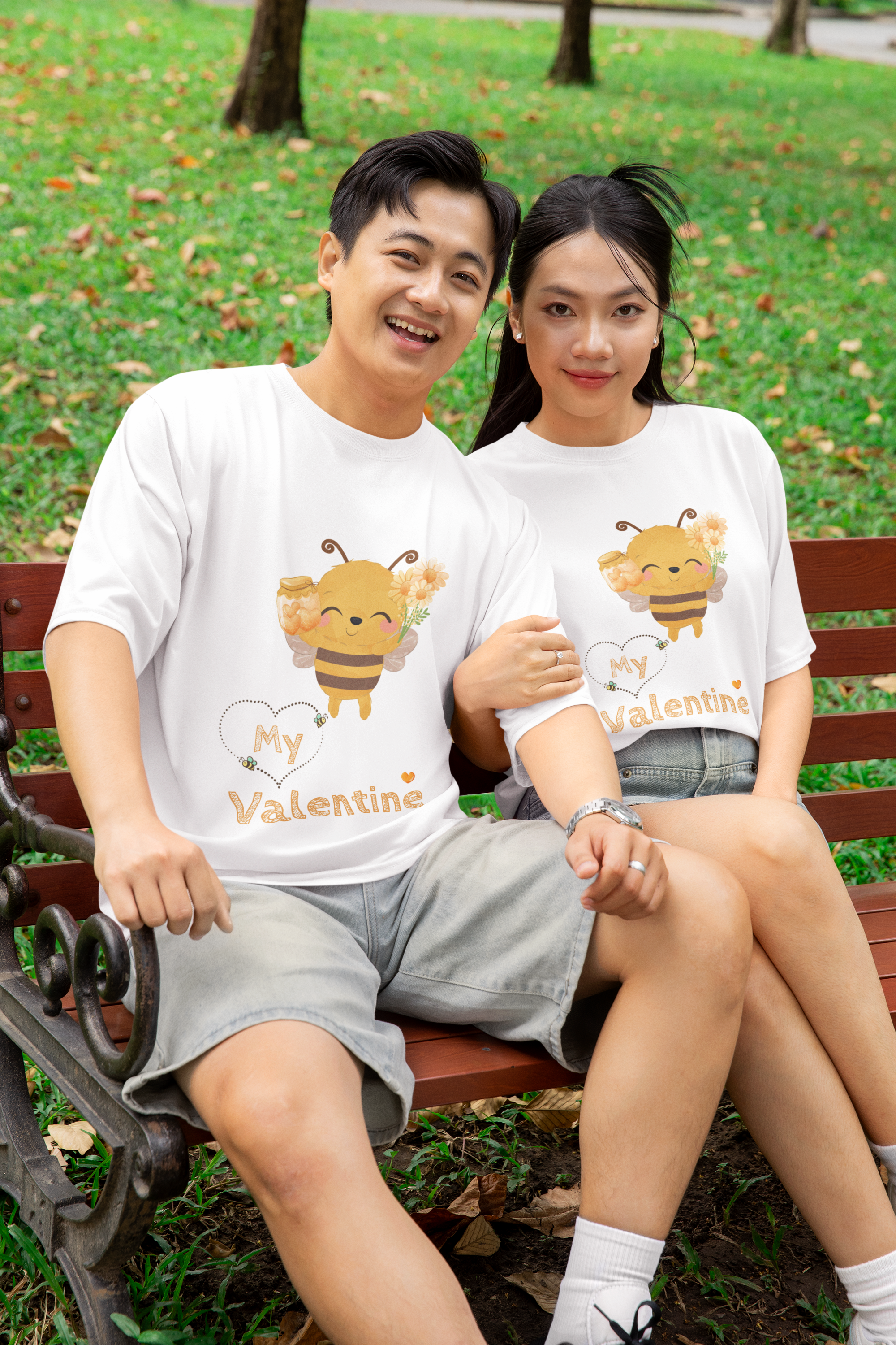 Bee My Valentine -Unisex Premium t-shirt